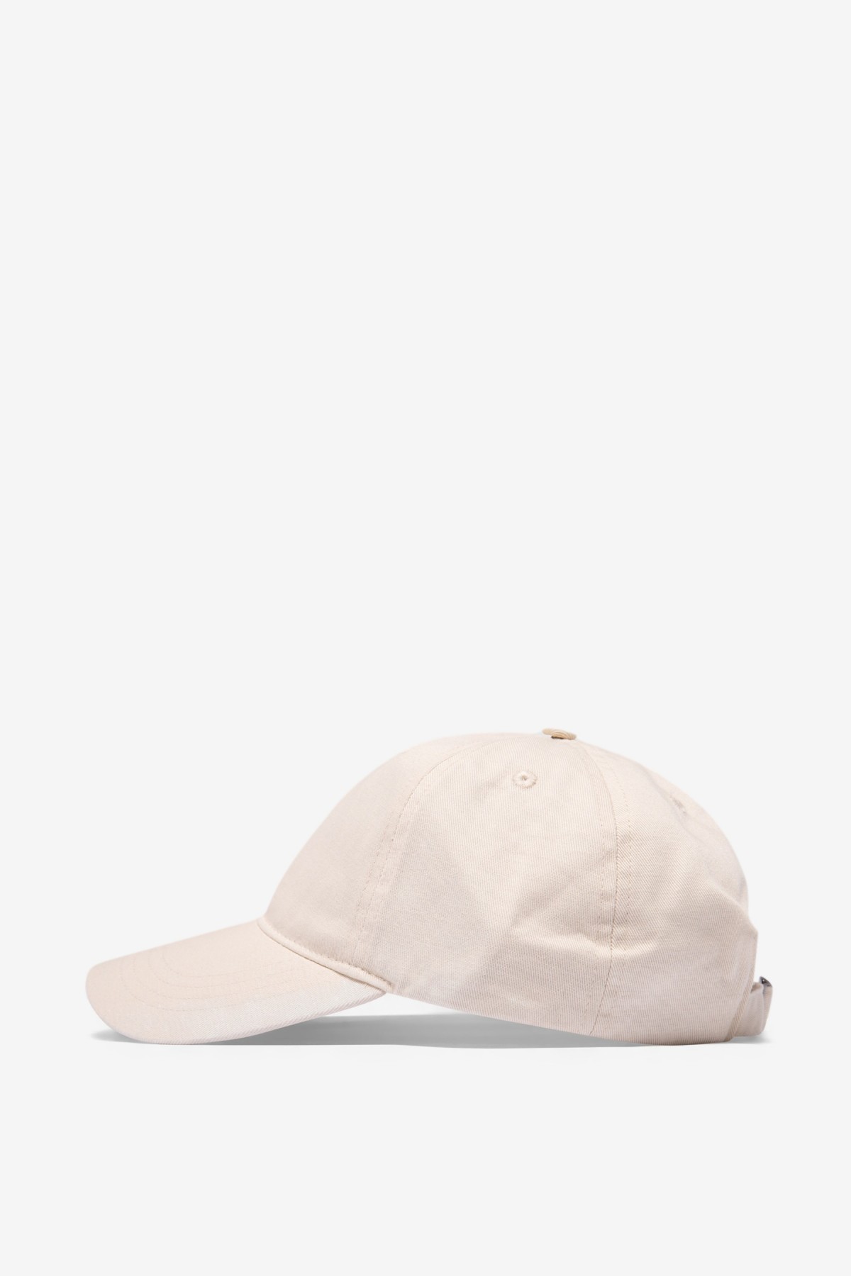 Wood Wood Low Profile Cap in Off White