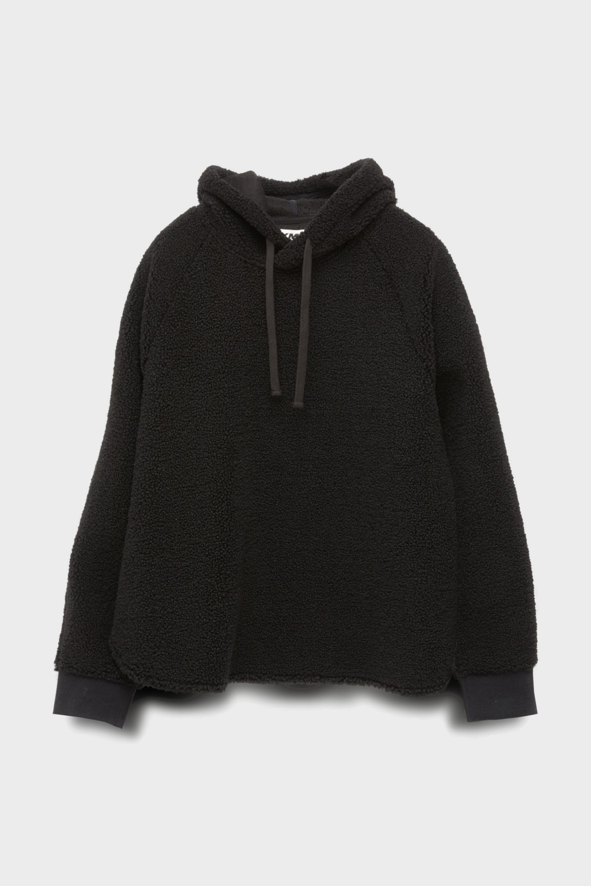 YMC You Must Create Big Hoody Fleece in Black