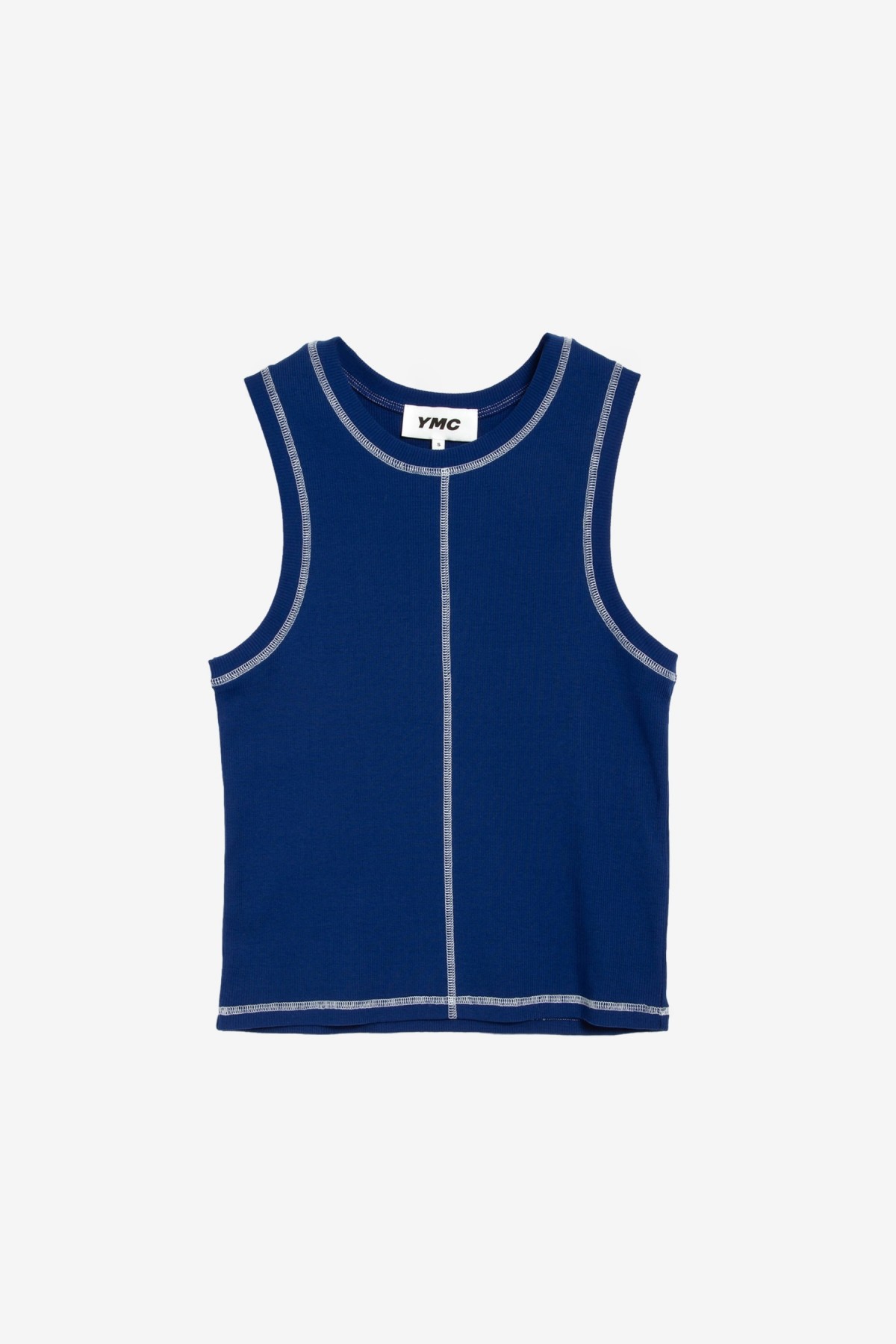 YMC You Must Create Dot Vest in Blue