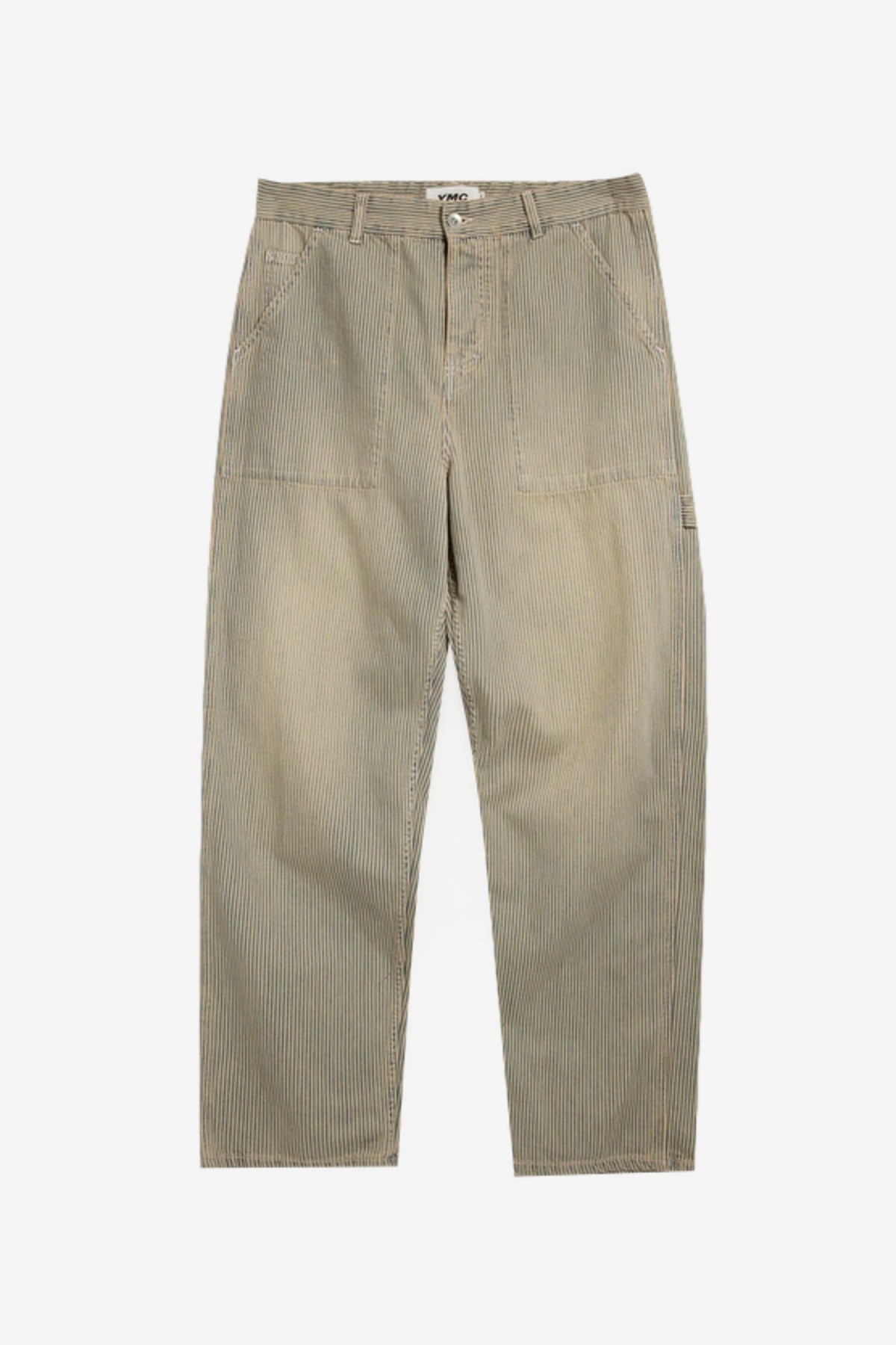 YMC You Must Create Painter Trouser in Navy/Brown