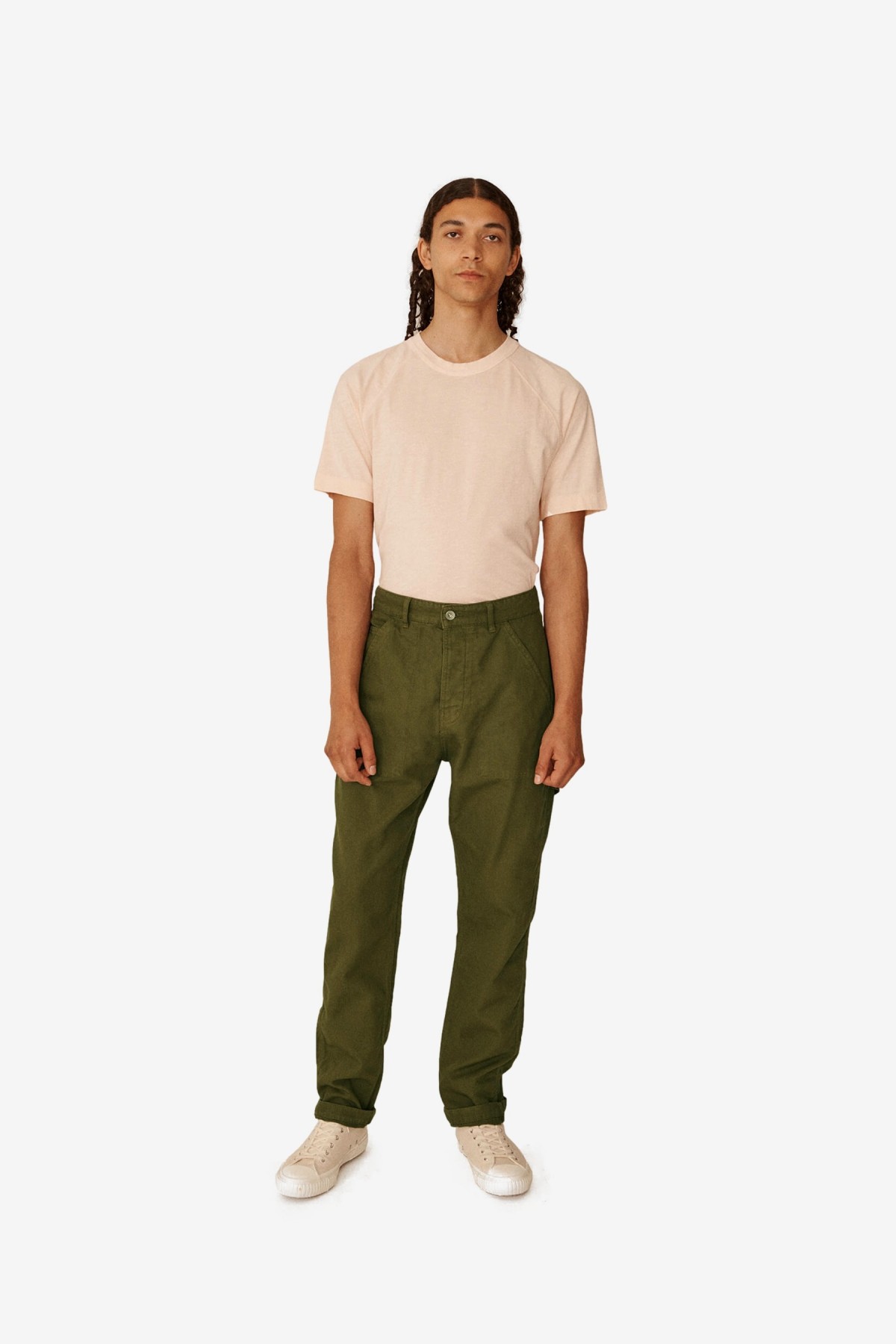 YMC You Must Create Painter Trouser in Olive