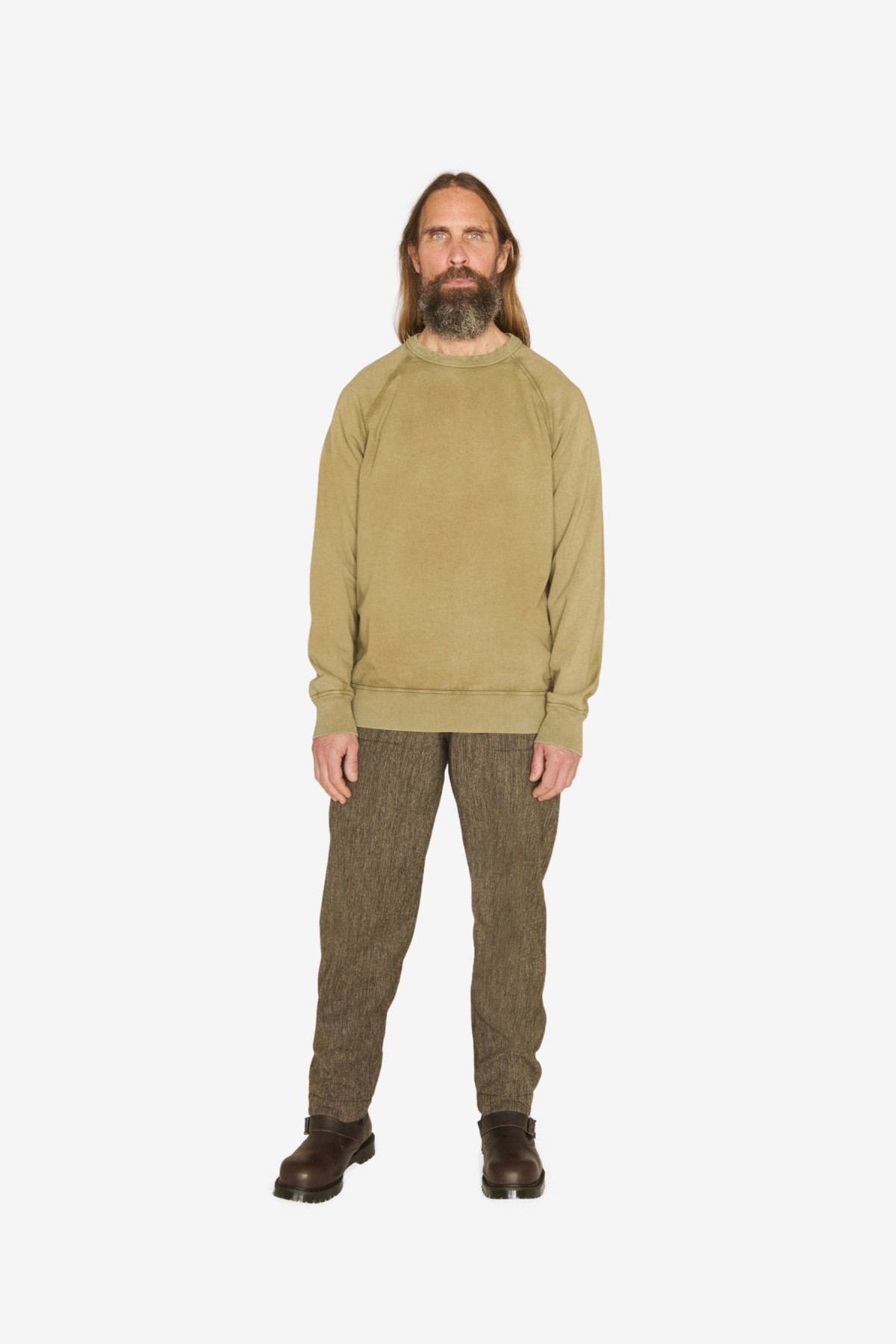 YMC You Must Create Schrank Sweatshirt in Olive