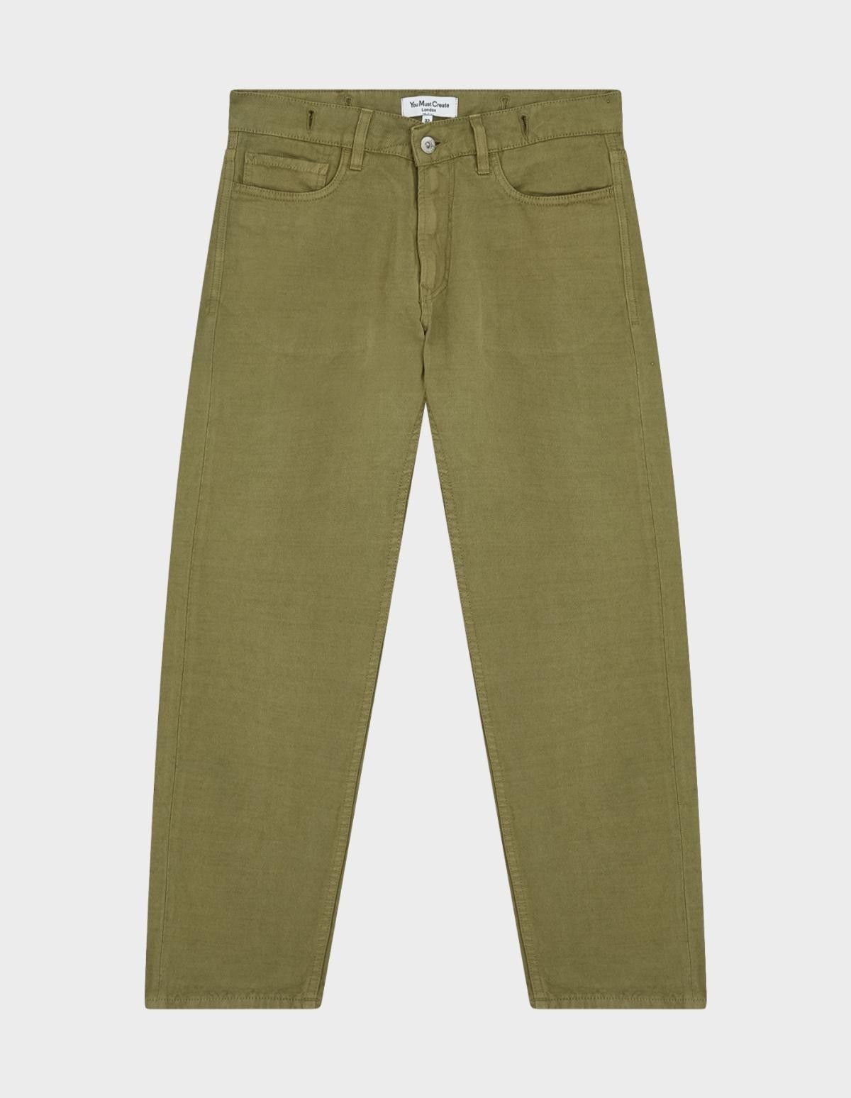 YMC You Must Create Tearaway Jean in Olive