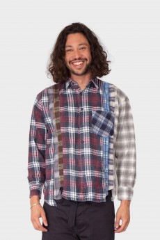 Rebuild By Needles 7 Cuts Flannel Shirt