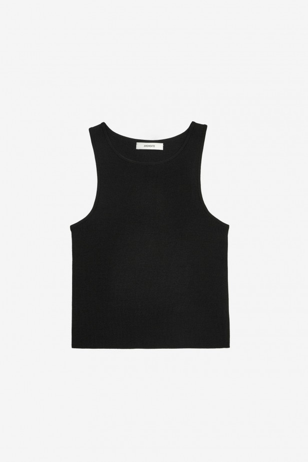 Cut-out Sleeveless Top