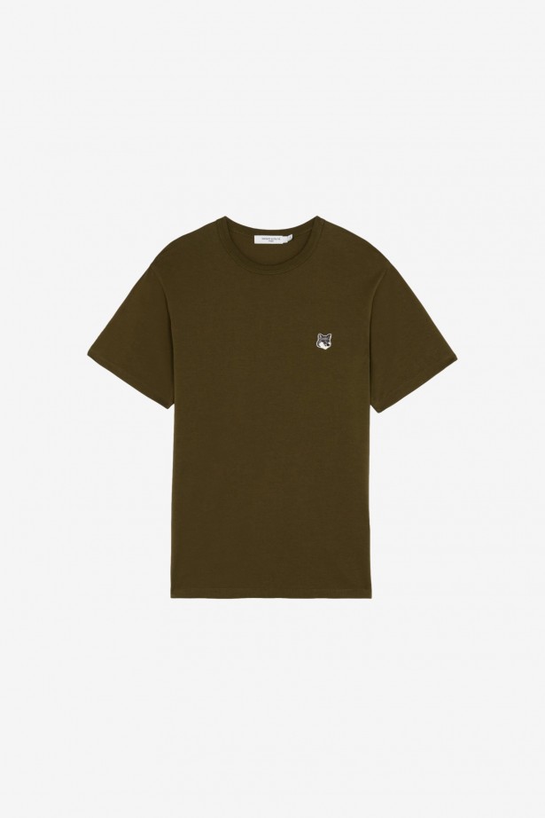 Grey Fox Head Patch Classic Tee-Shirt