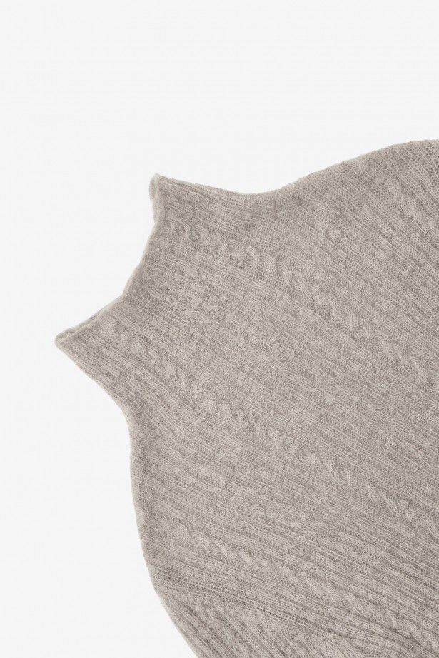 Sheer Turtle Neck Pullover