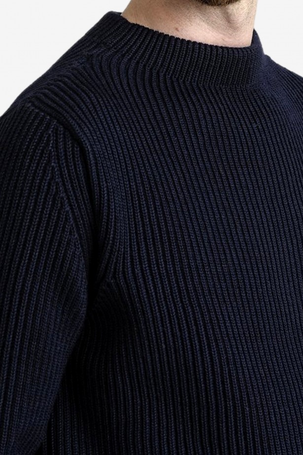 Navy Crewneck  Sweater