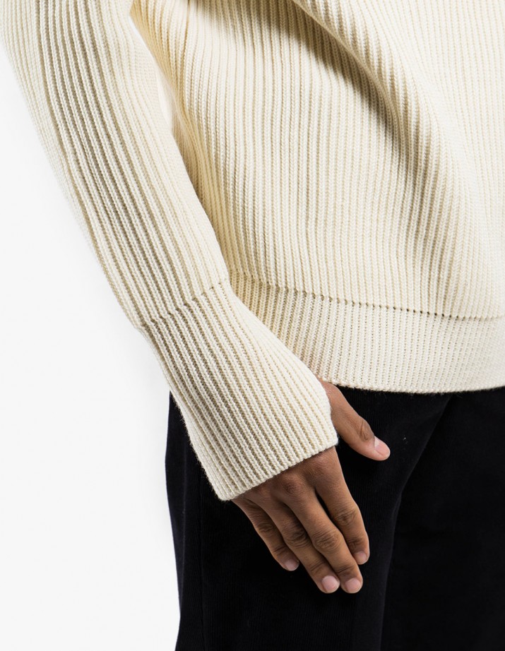 Navy Crewneck Symmetrical