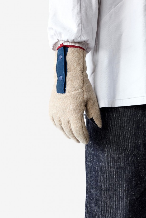 Recycled wool Fleece Glove