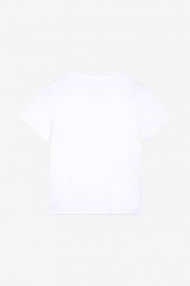 Tricolor Fox Patch Classic Pocket Tee-Shirt
