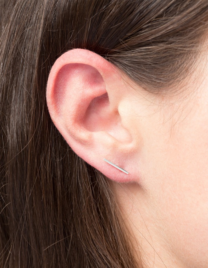 Earring Frontier L Silver 