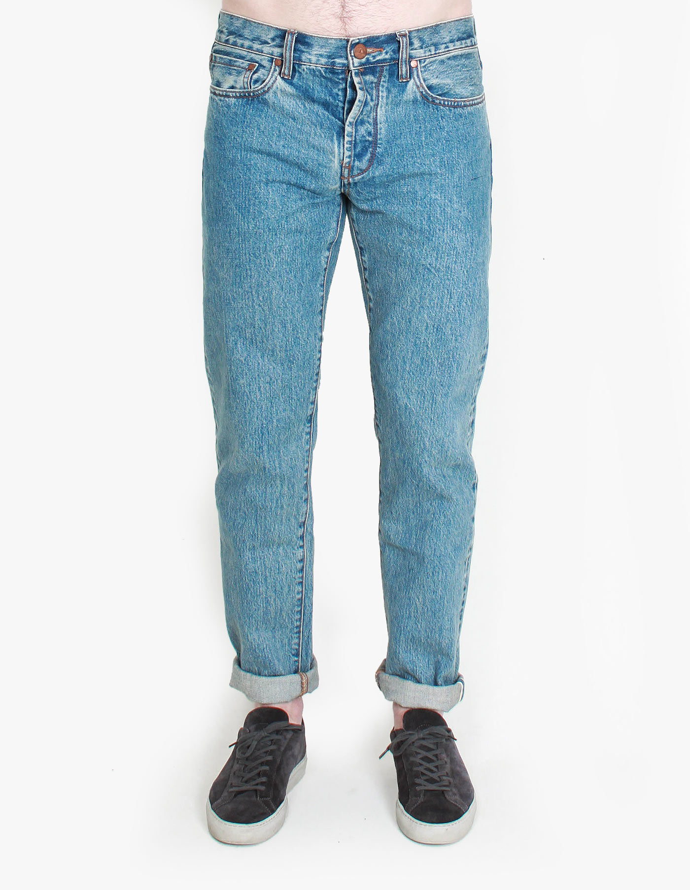 Han Kjøbenhavn - Tapered Jeans in Heavy Stone | Afura Store