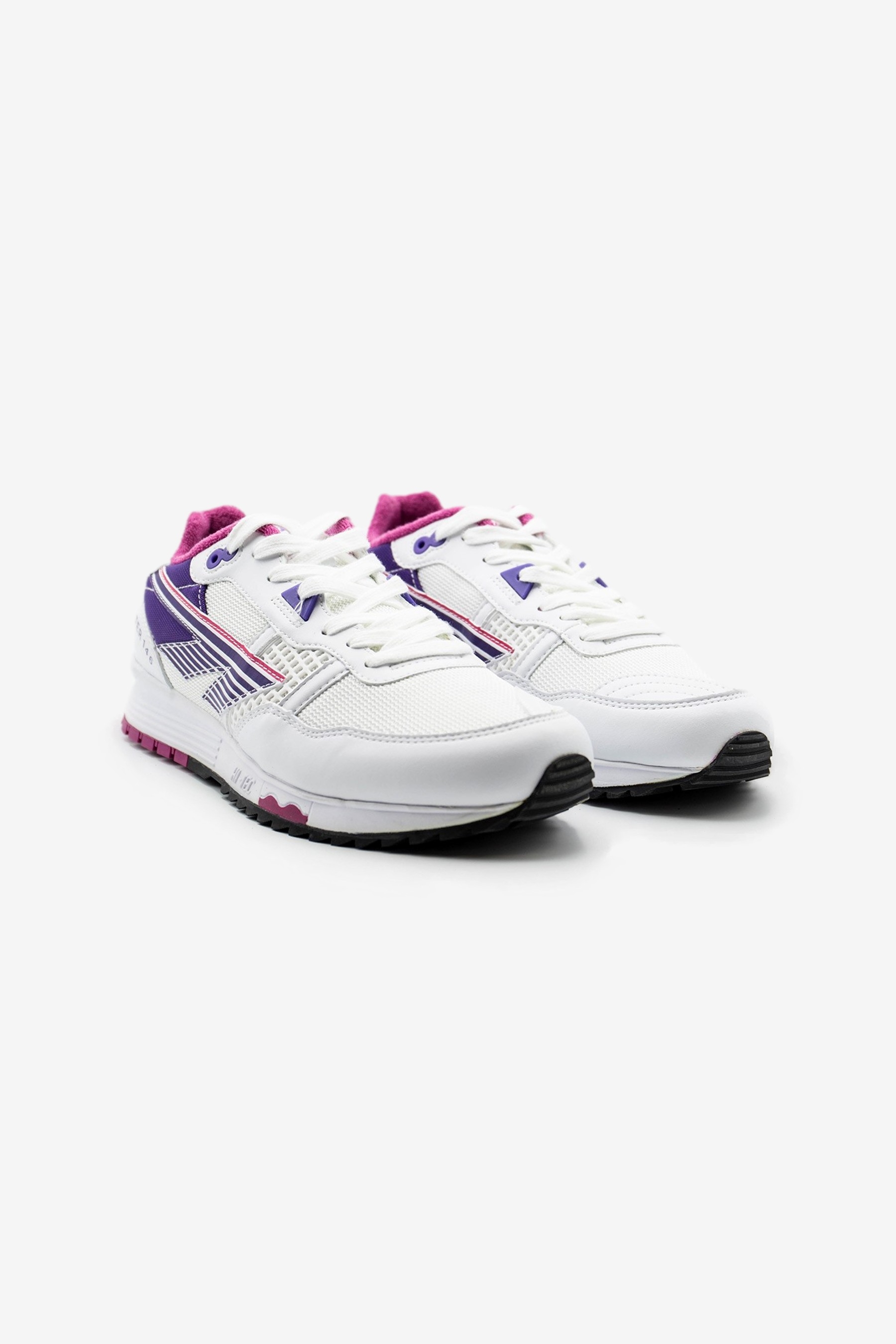 HTS Badwater 146 ABC Sneakers in White / Purple / Beetroot - Hi