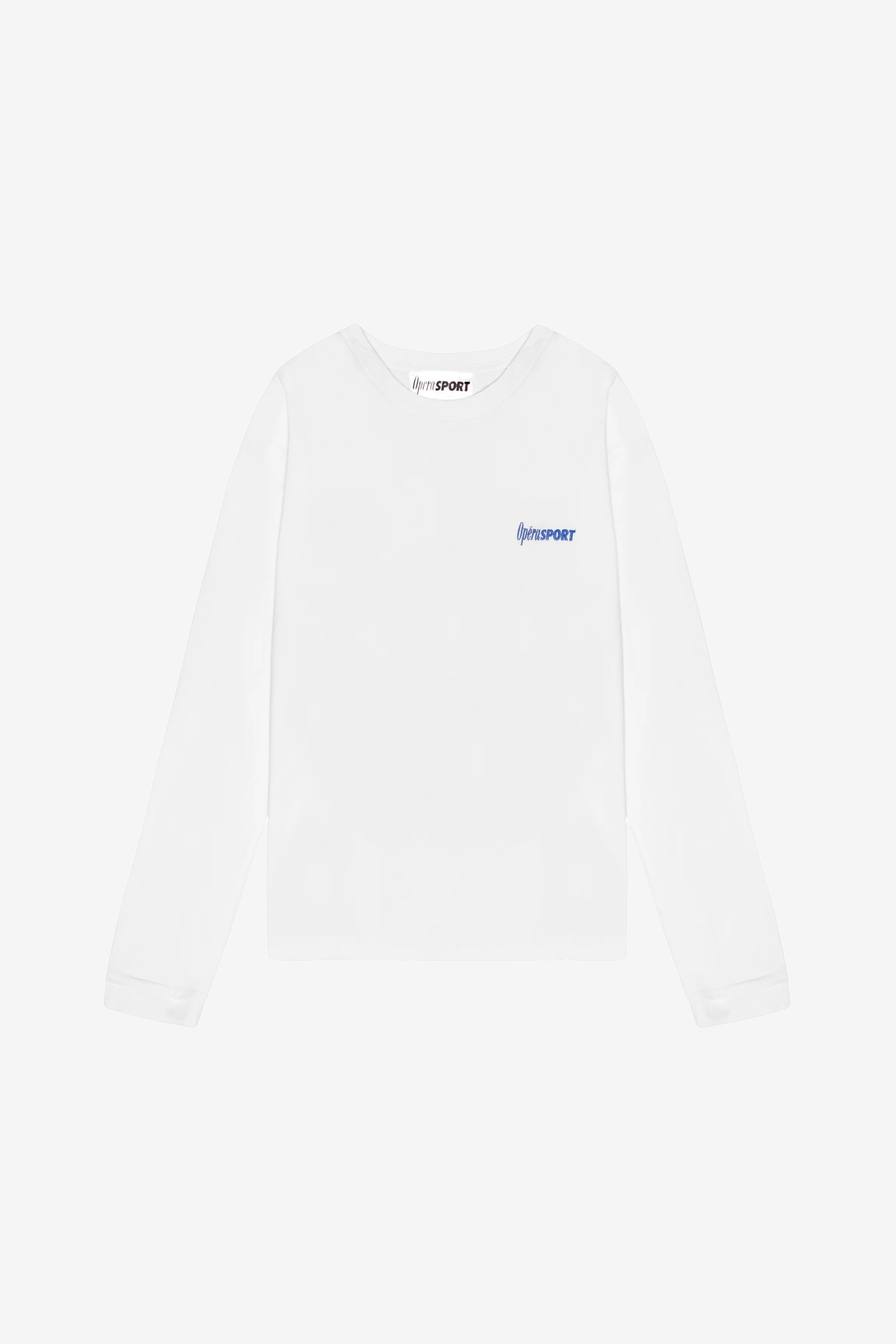 Claudette Long Sleeve T-Shirt in White - Opera Sport | Afura Store