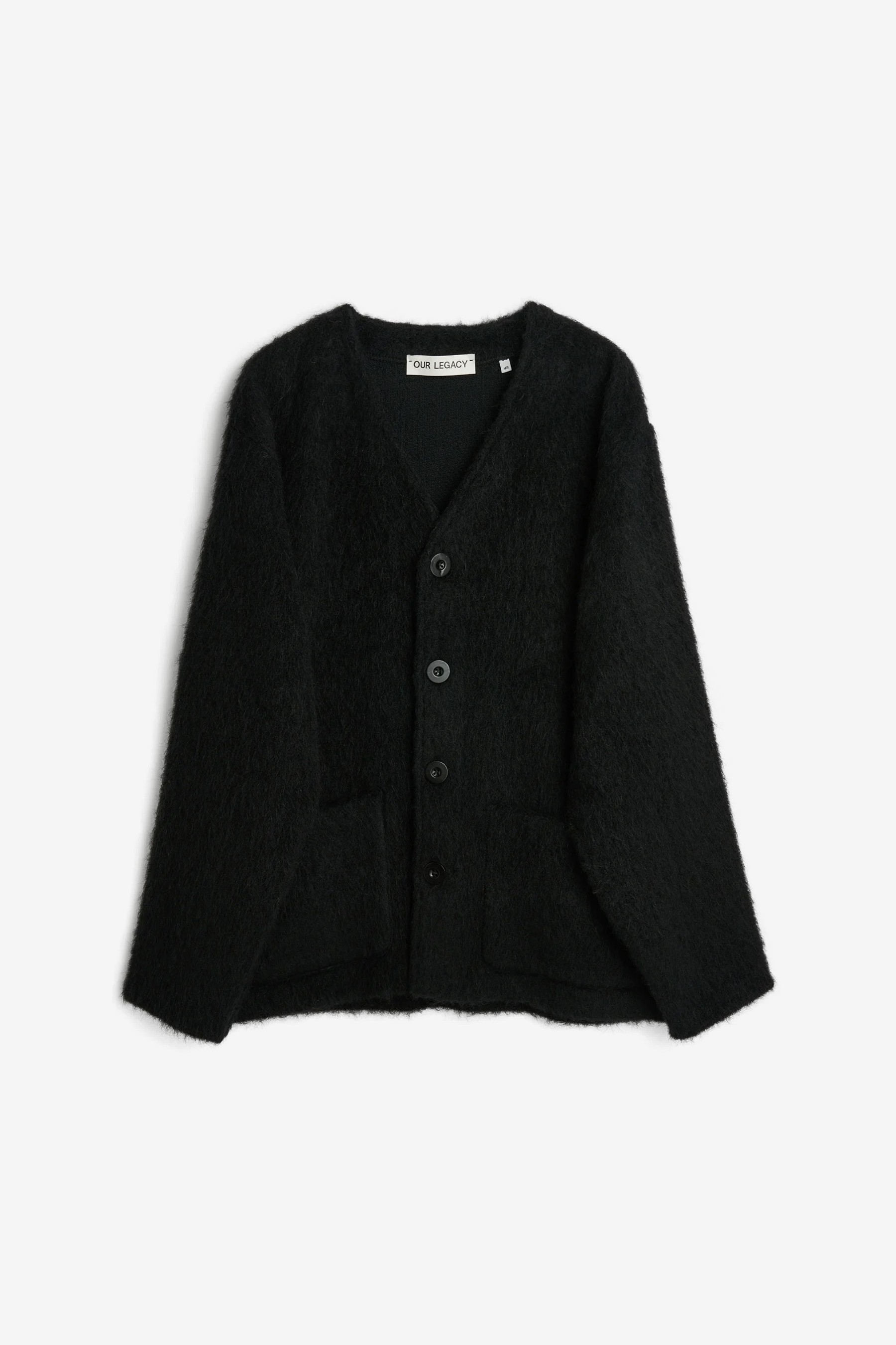 Cardigan in Black Mohair - Our Legacy | Afura Store