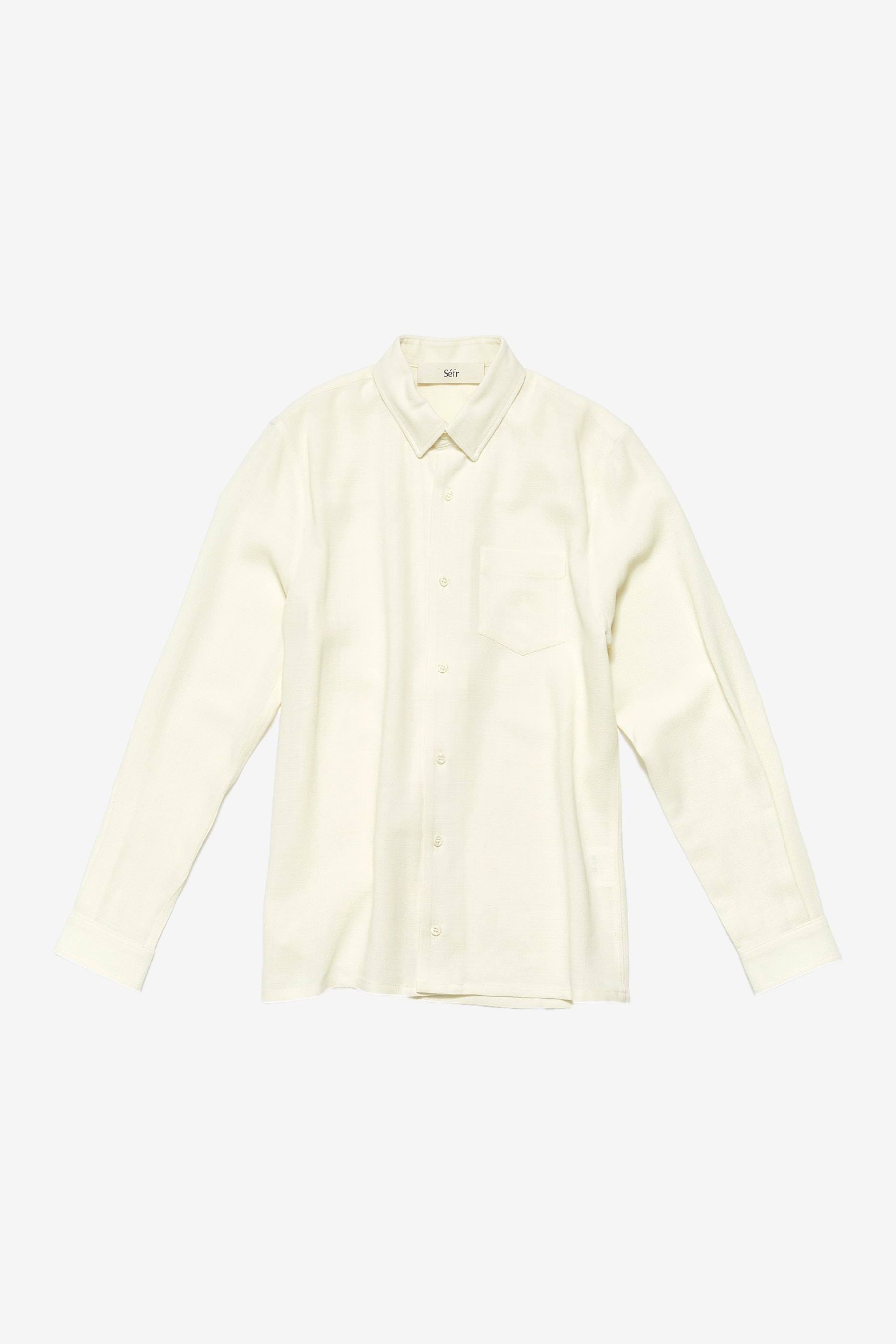 Hampus Shirt in Off White - Séfr Séfr | Afura Store