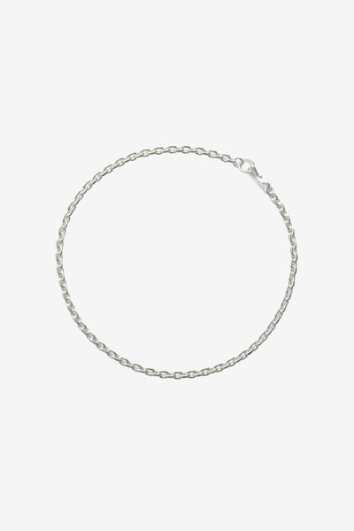 Anchor Necklace in Polished Silver - All Blues | Afura Store