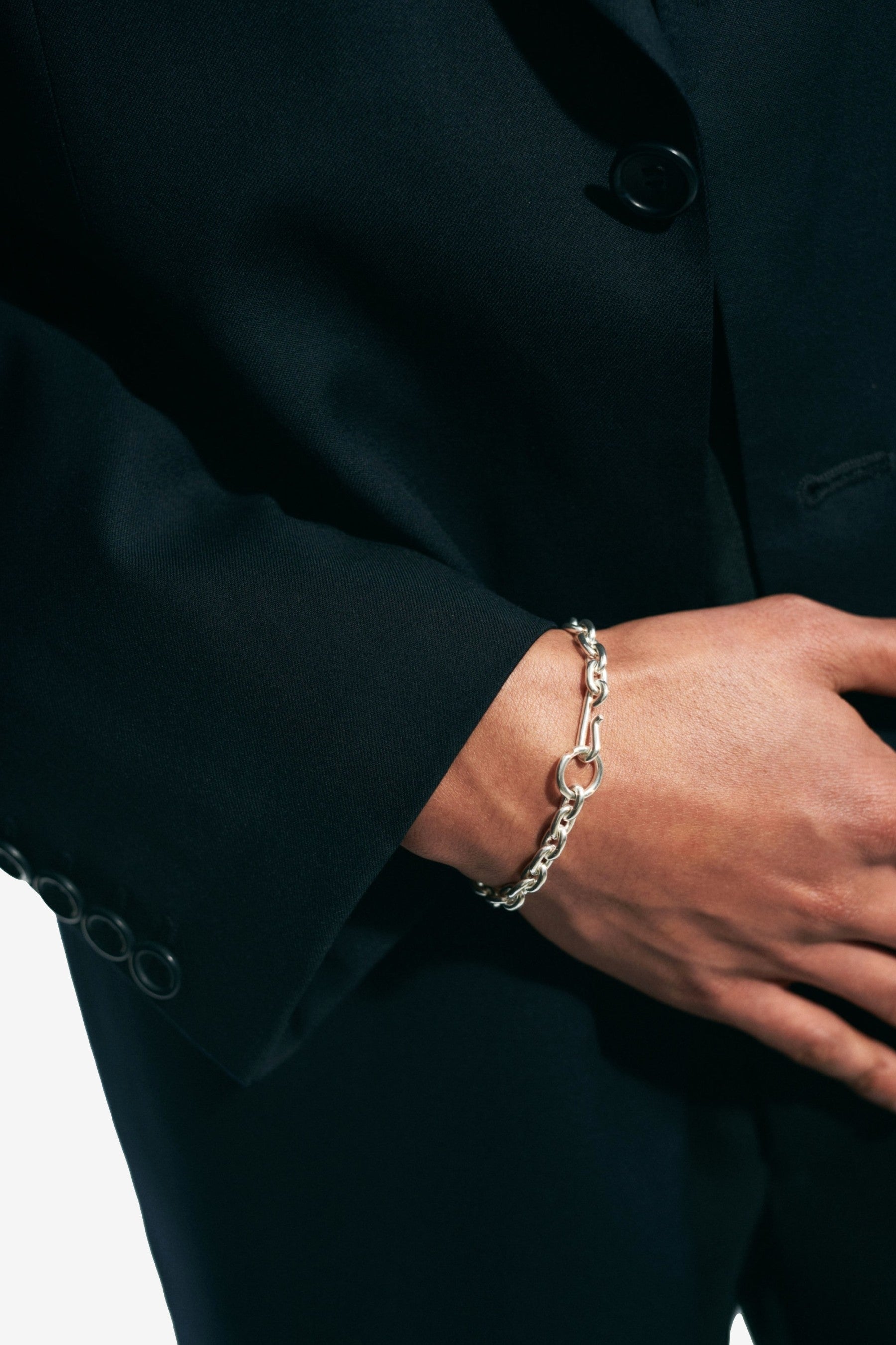 アクセサリー All Blues STANDARD BRACELET THIN M Standard Bracelet Thin in Polished Silver - All Blues