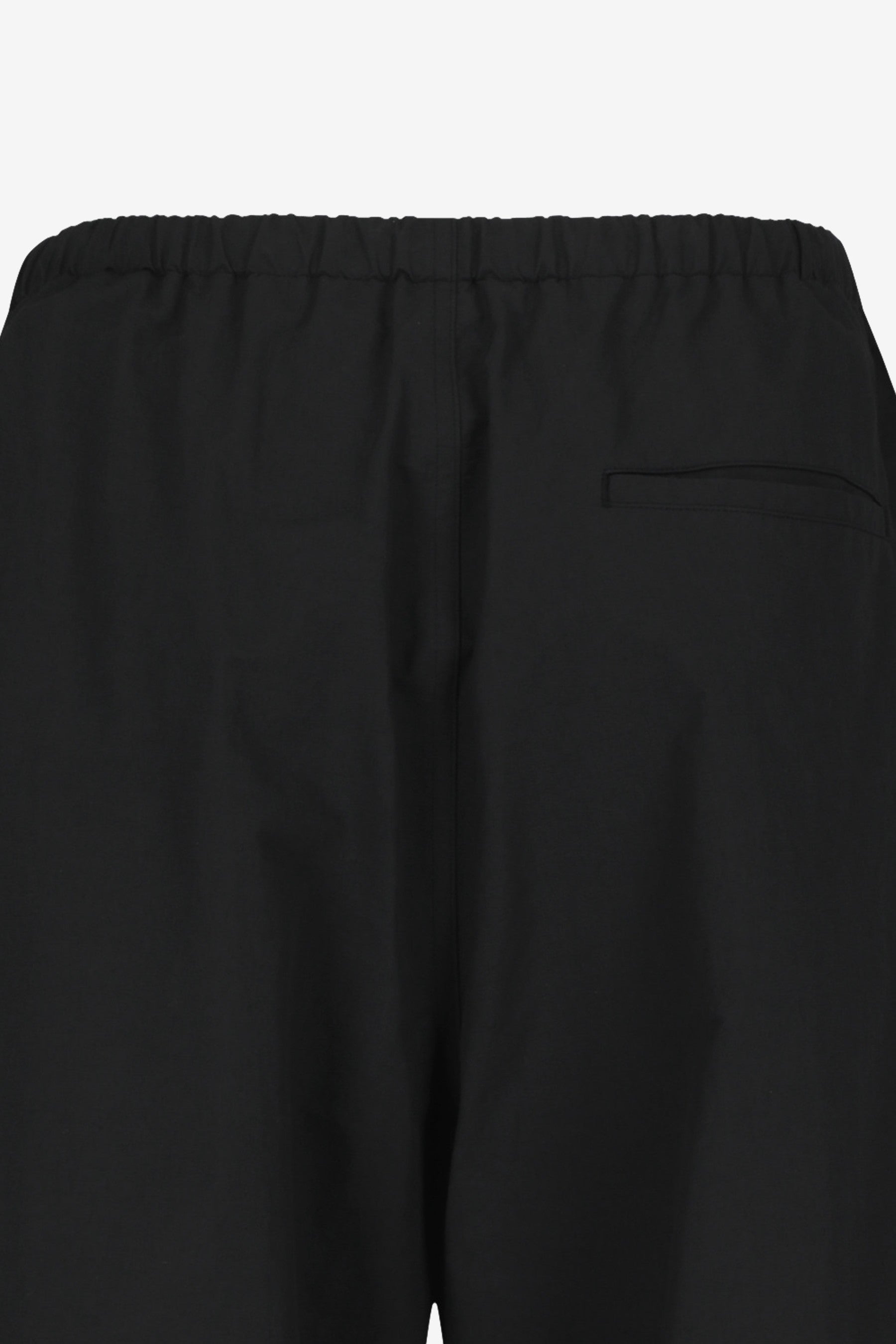 Drawstring Wide Fatigue Pants in Black - Amomento | Afura Store