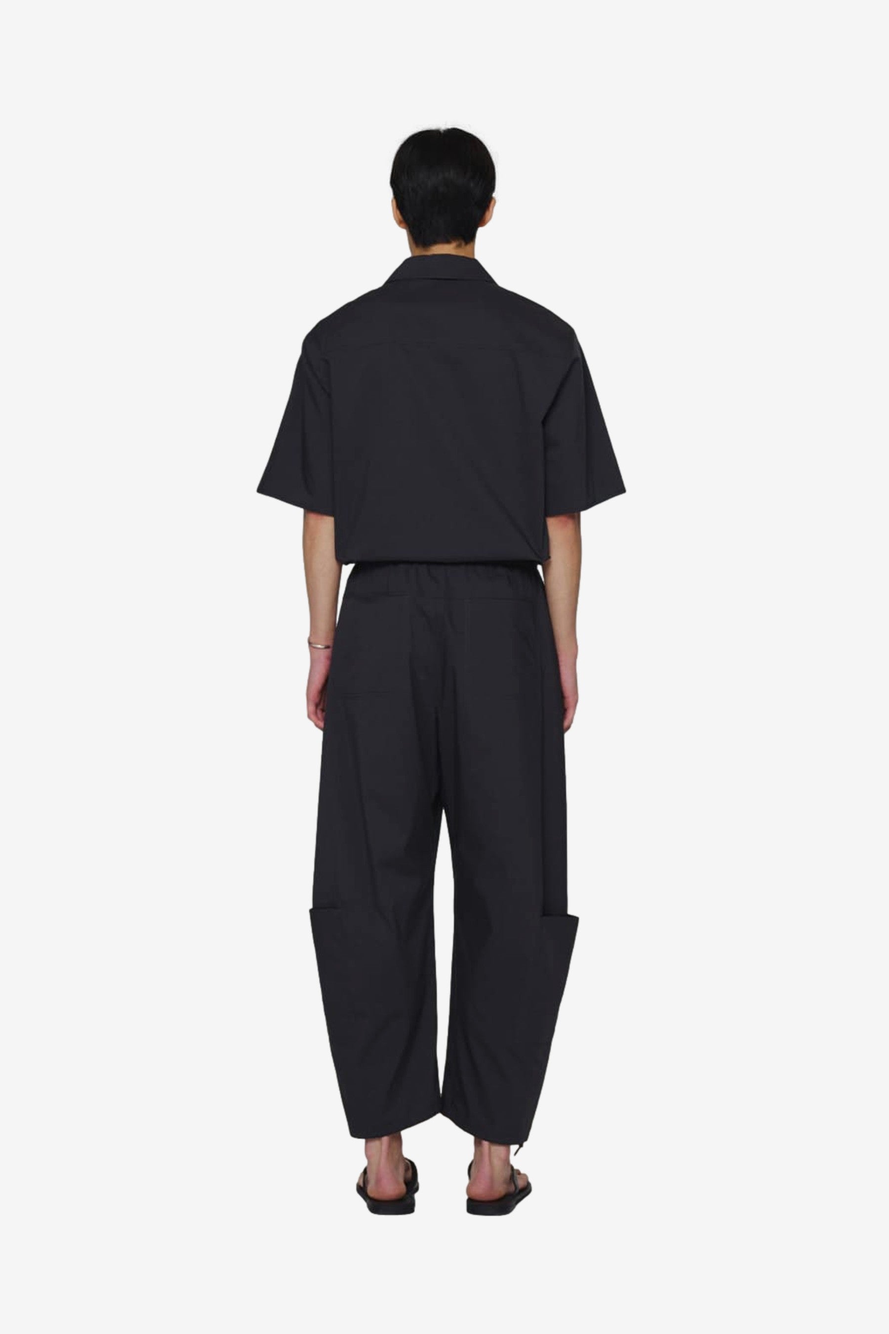 【新品】AMOMENT Open Collar Half Shirts サイズM AMOMENTO JP