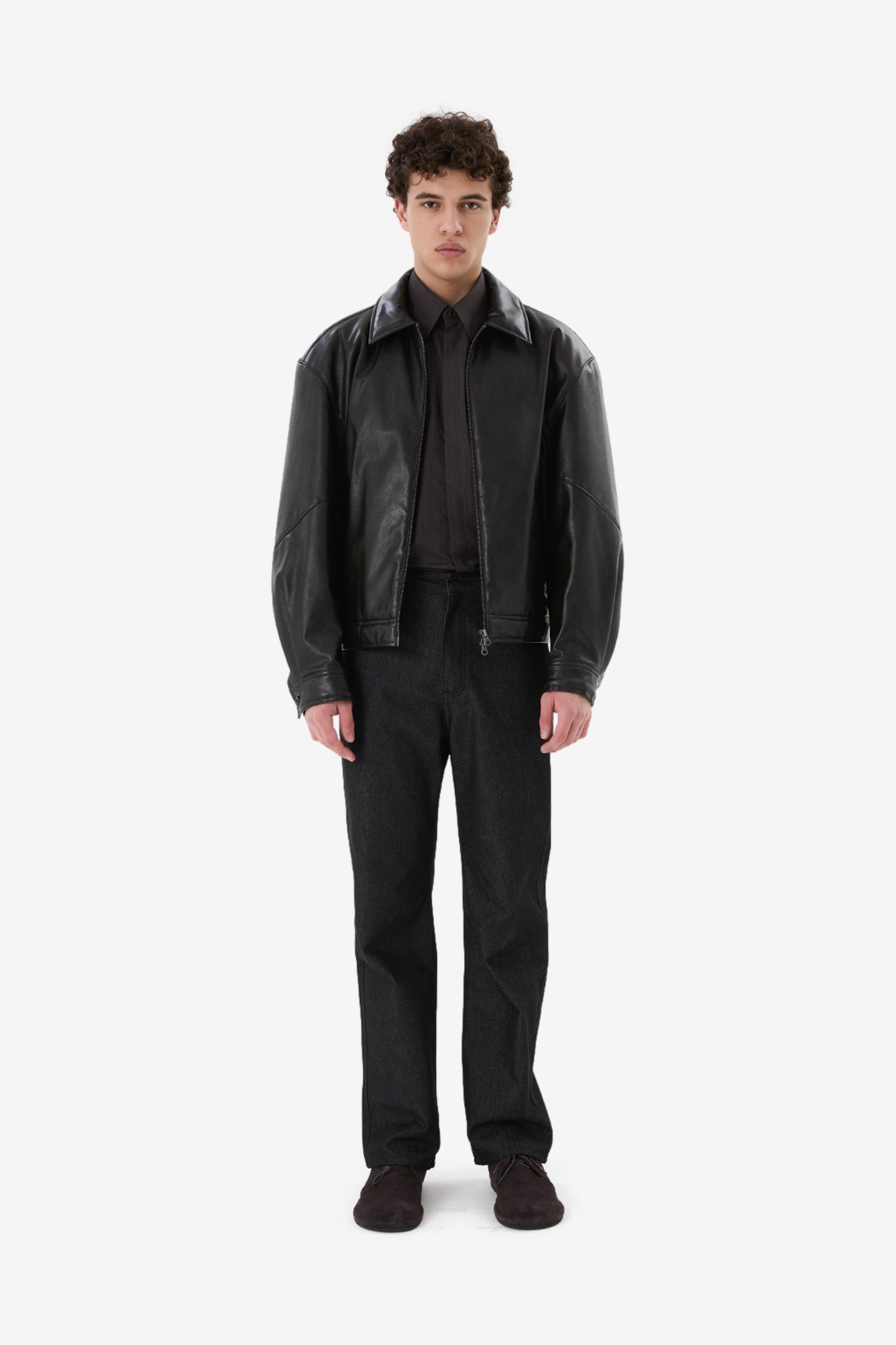 AMOMENTOアモーメント ブルゾン VEGAN LEATHER Vegan Leather Blouson – La Garçonne