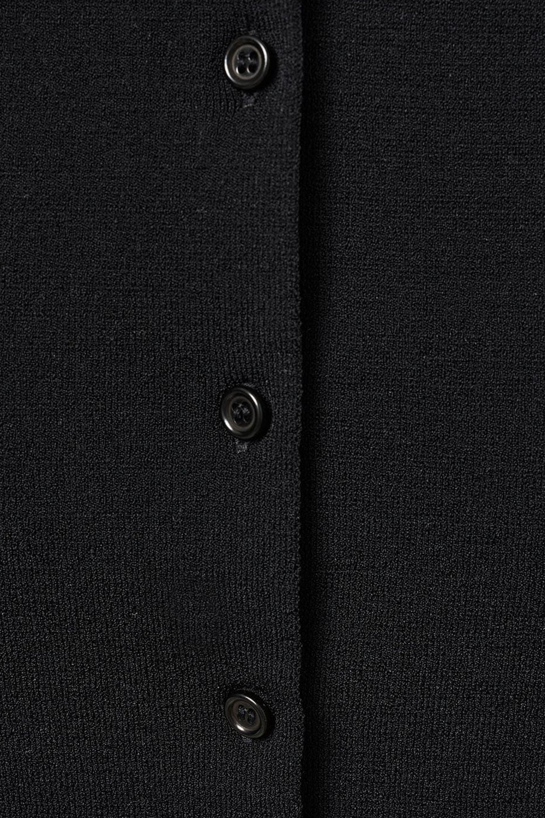 Wholegarment Cap Sleeve Cardigan in Black - Amomento | Afura Store