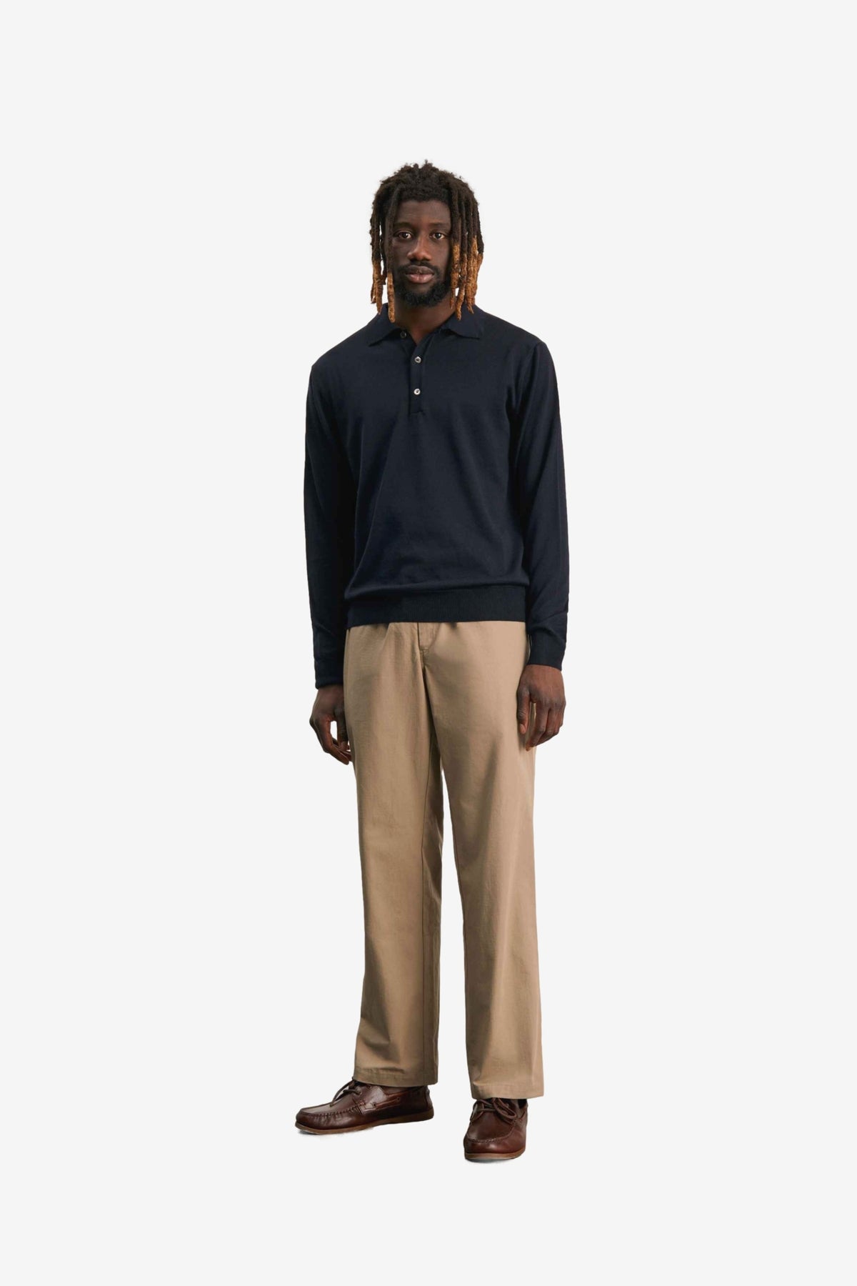 ANOTHER Polo Shirt 2.0 in Night Sky Navy - Another Aspect | Afura 