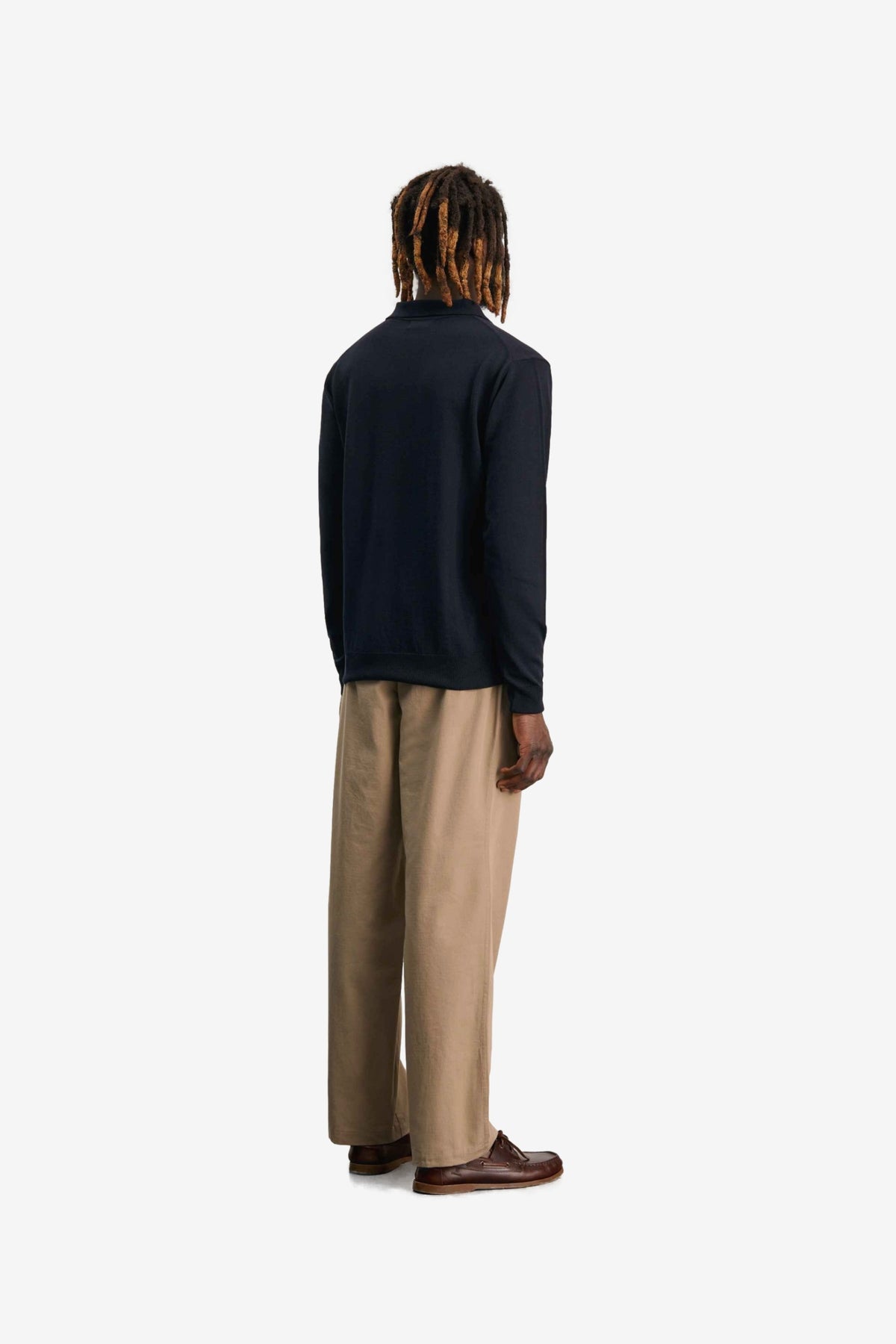 ANOTHER Polo Shirt 2.0 in Night Sky Navy - Another Aspect | Afura 