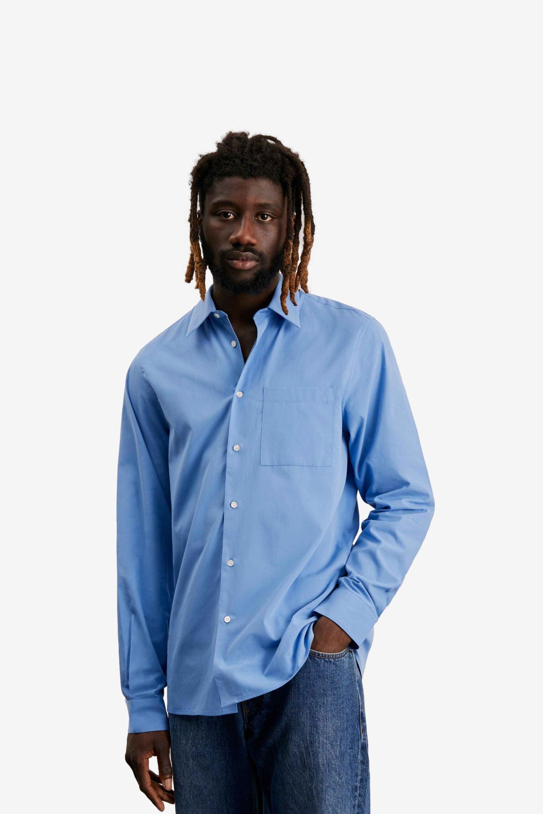 Shirt 3.0 in Capri Blue - Another Aspect | Afura Store