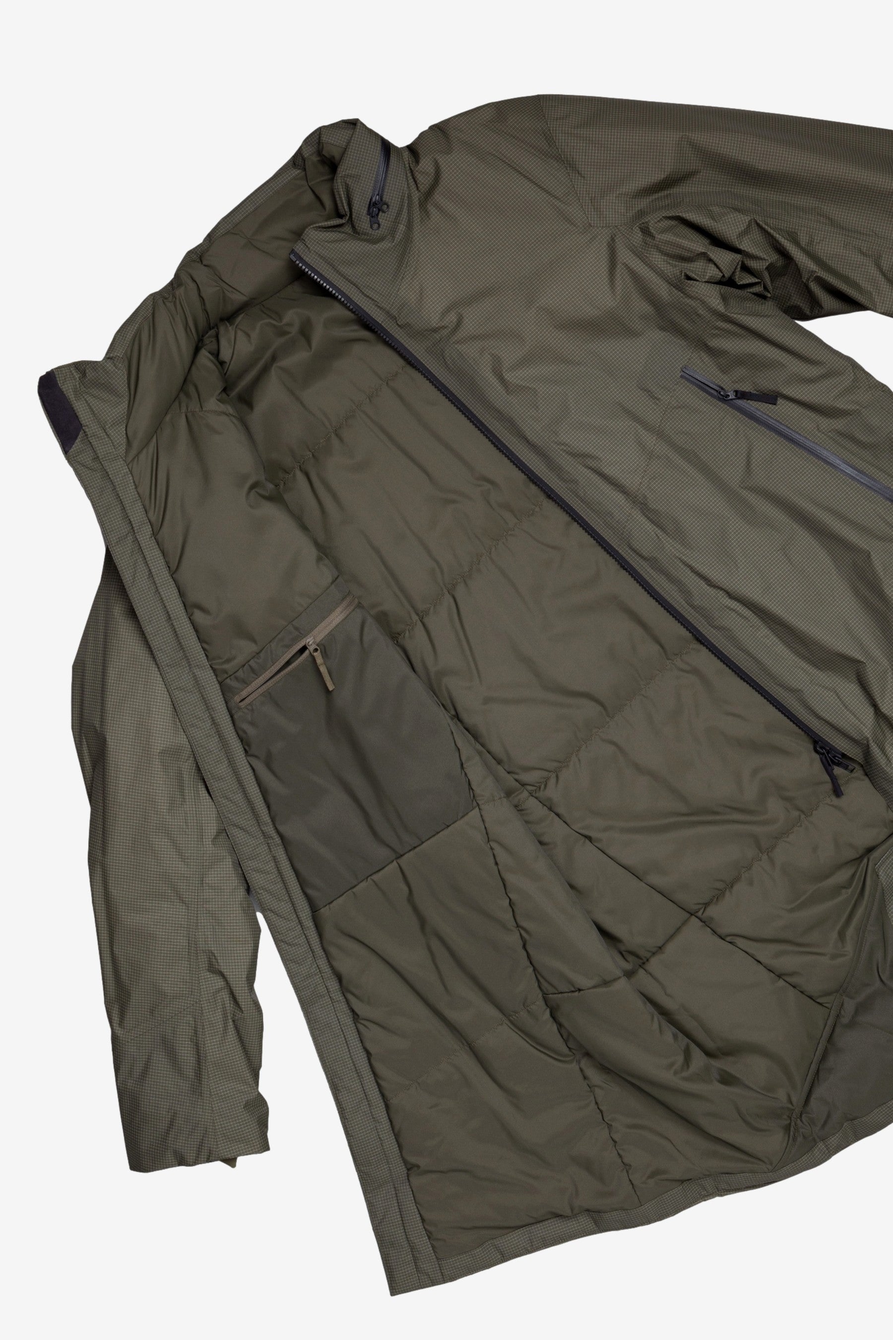Monitor IS GR Coat in Olive - Arc'teryx Veilance | Afura Store
