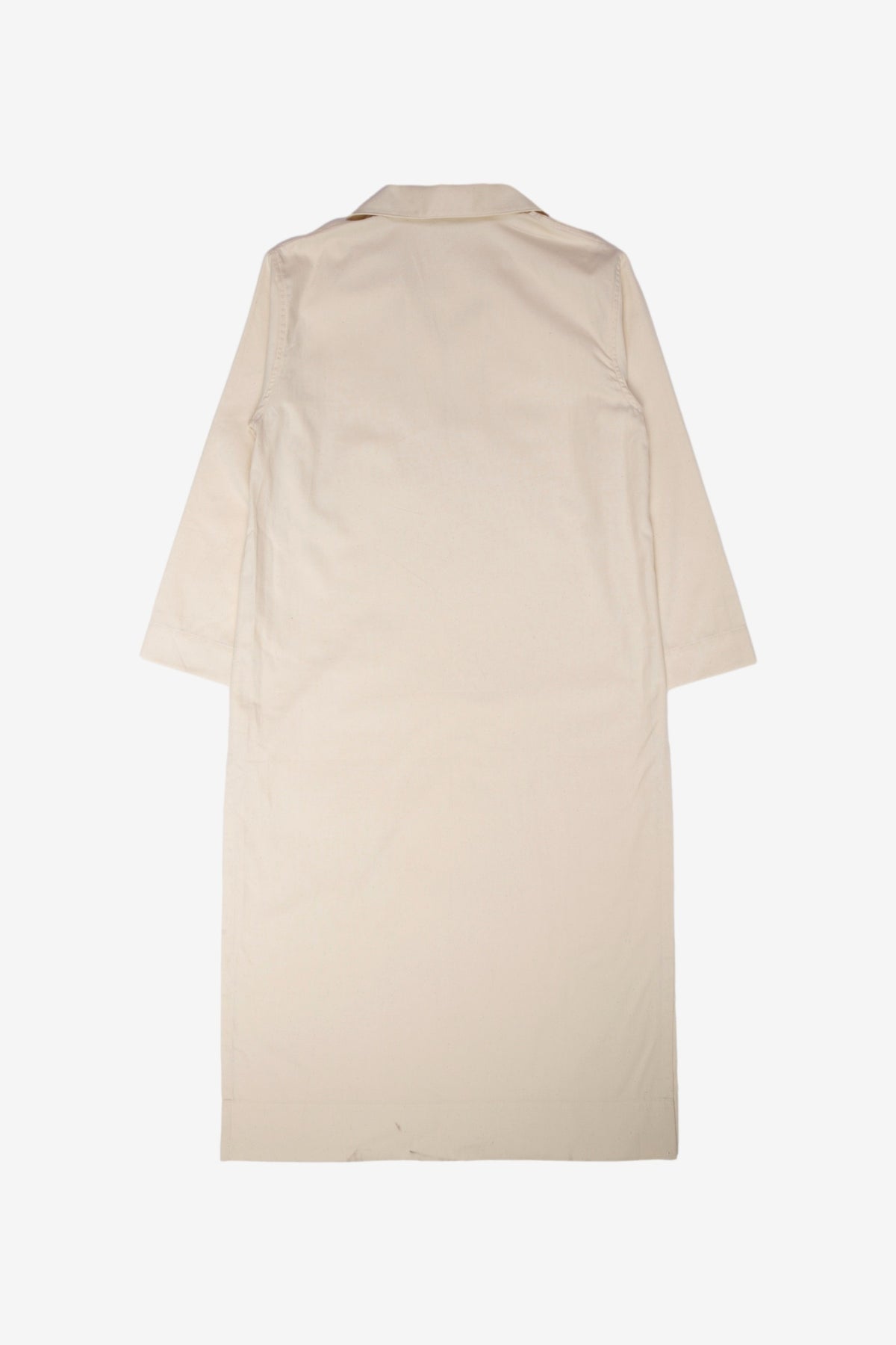 baserange ole shirt dress Ole Shirt Dress in White with stripe | Organic cotton