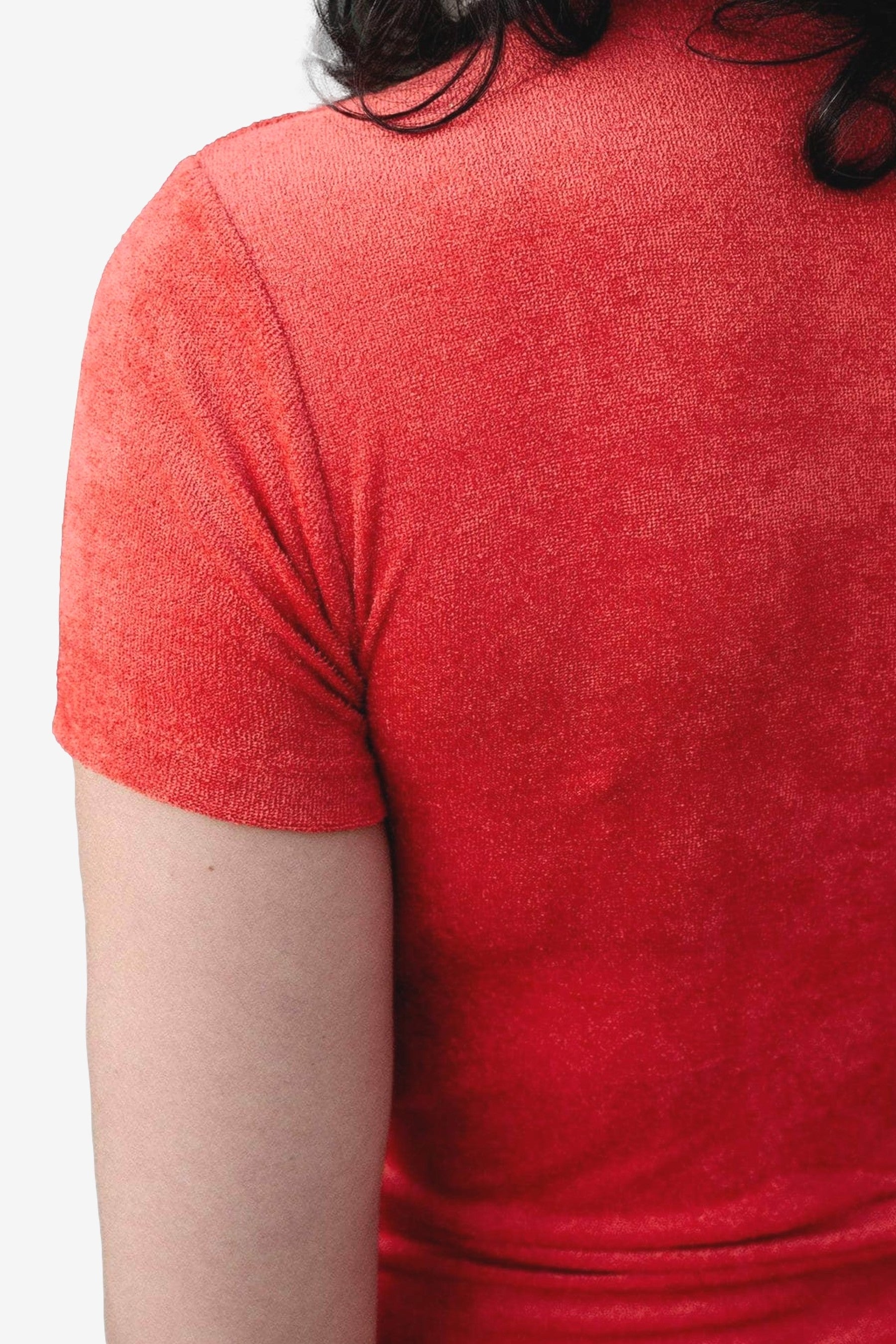 BASERANGE レッド Omo Tシャツ Red Omo T-Shirt by Baserange on Sale