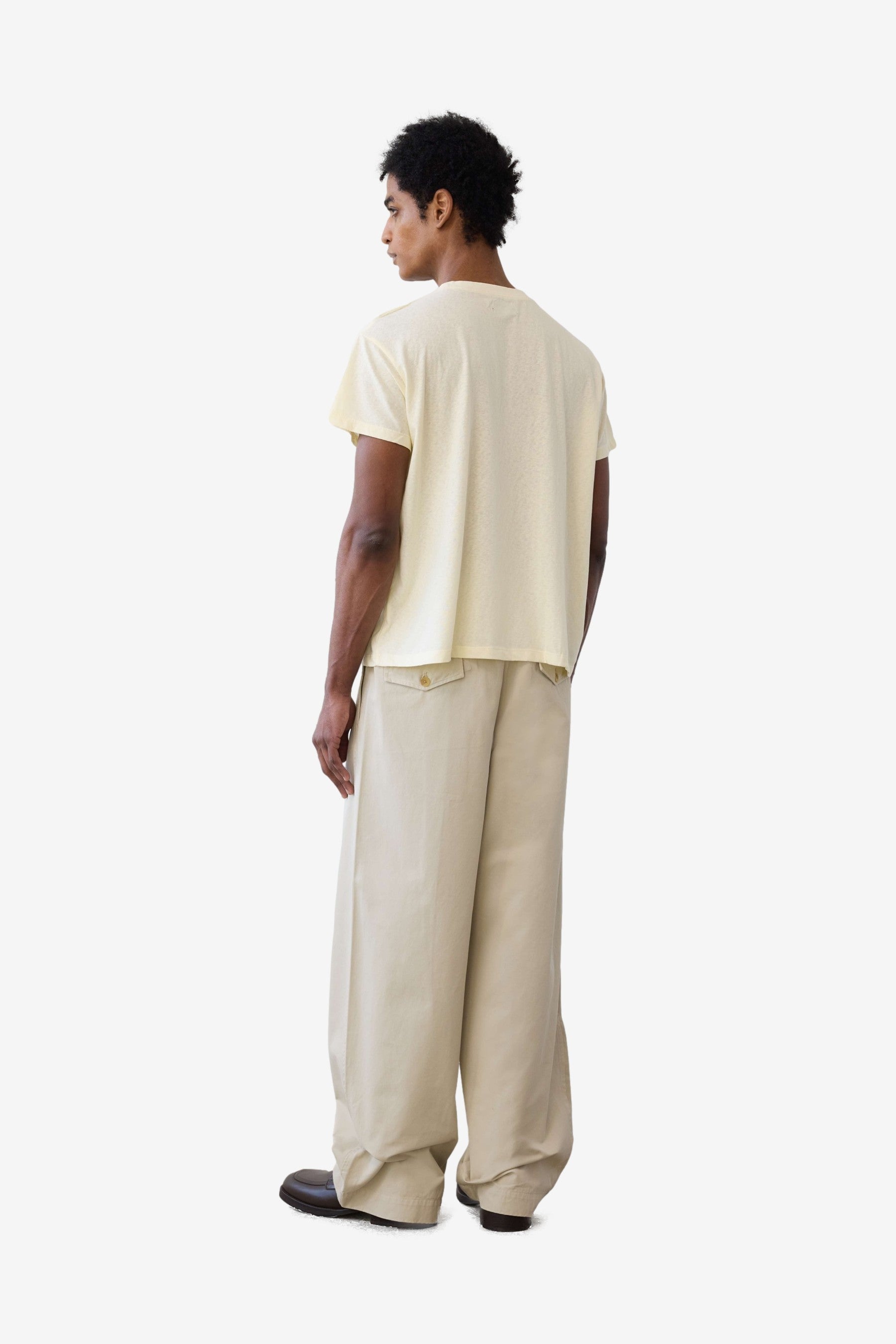 パンツ CARTER YOUNG ALLEN CHINO PALE KHAKI Alan Chino in Pale Khaki - Carter Young | Afura Store