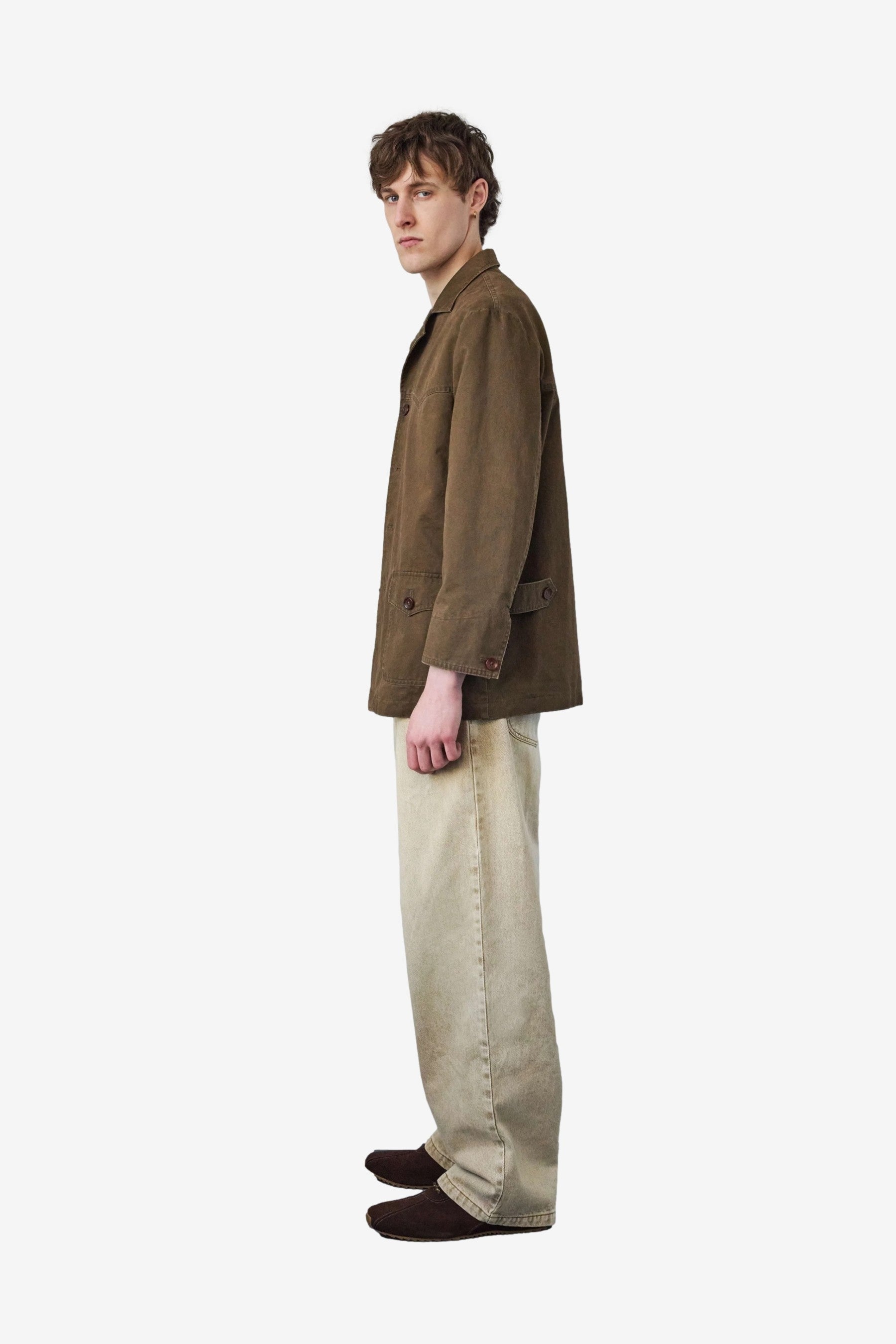 Chicago Chore Jacket in Wood - Carter Young | Afura Store