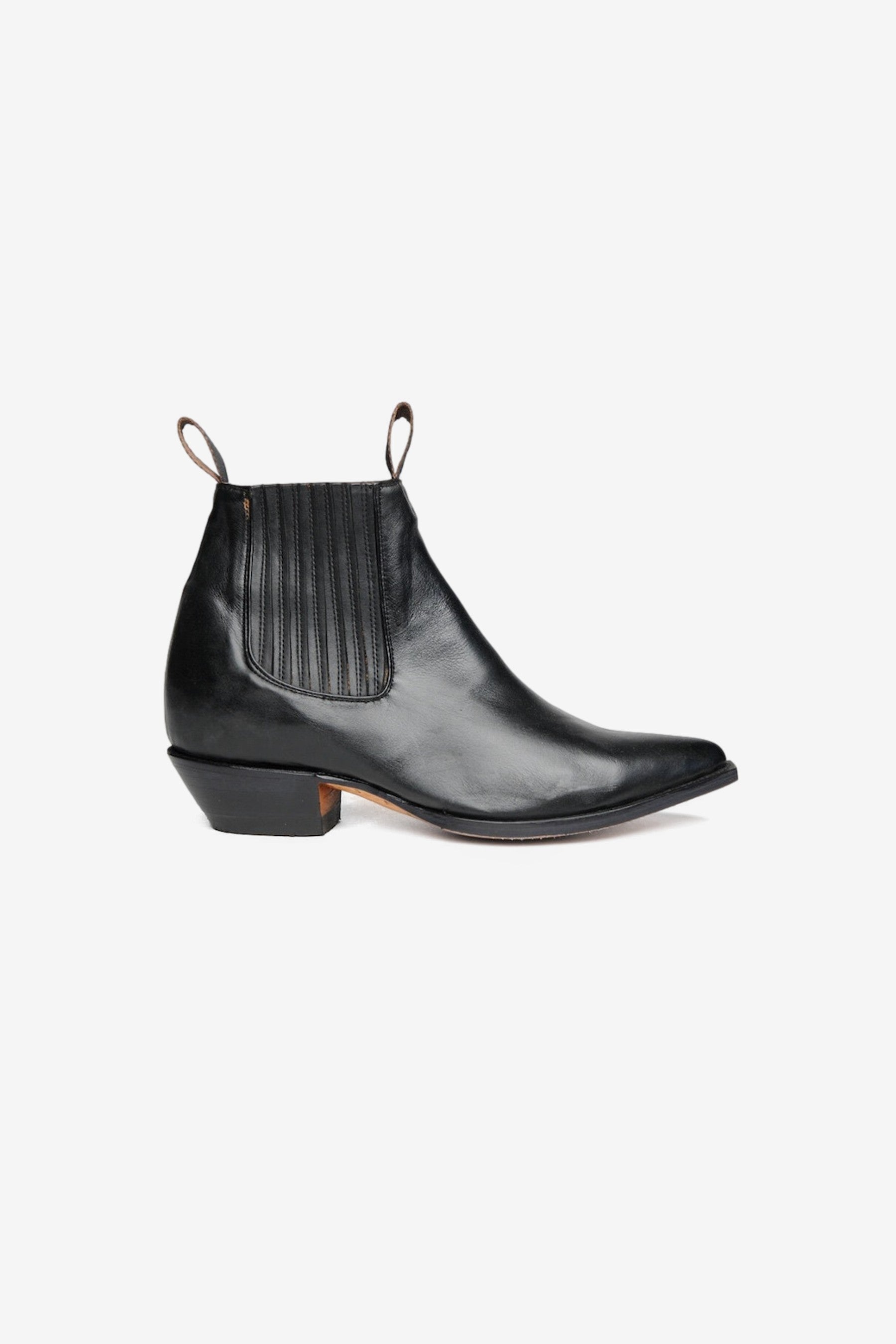 CHAMULA チャムラ　Botin Vaquero Botin Vaquero in Negro - Chamula | Afura Store