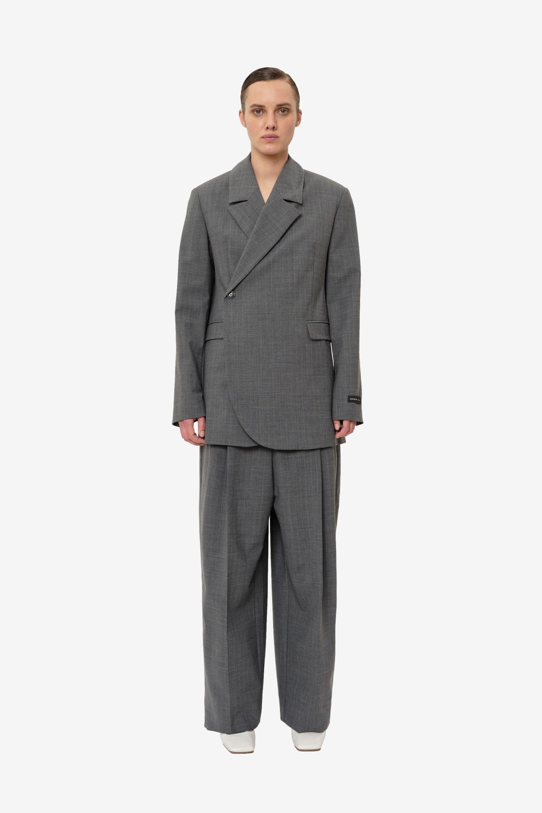 パンツ Herskind Carla Pants Carla Pants - Dark Grey Pinstripe – Herskind Official