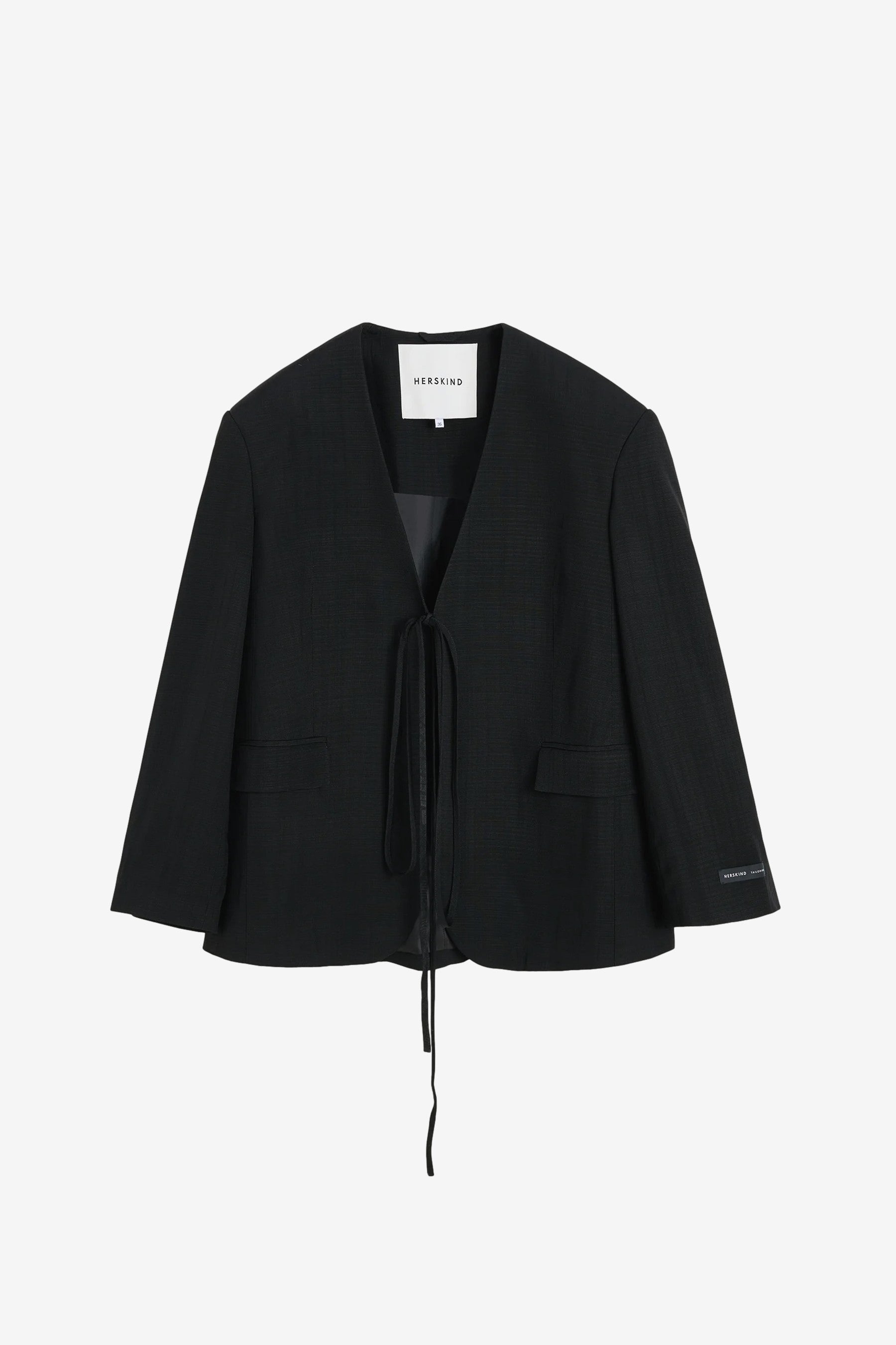 【送料&関税込】IRO Chalan Blazer In Black Polyester MIKULAA Blazer made of LENZING™ ECOVERO™ Viscose Mix