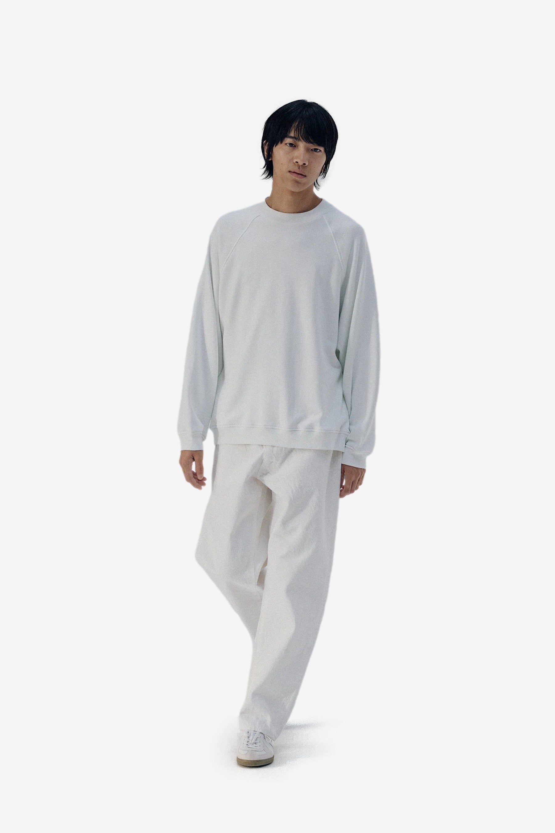 5P Zipper Front Denim Pants in White One Wash - Kaptain Sunshine