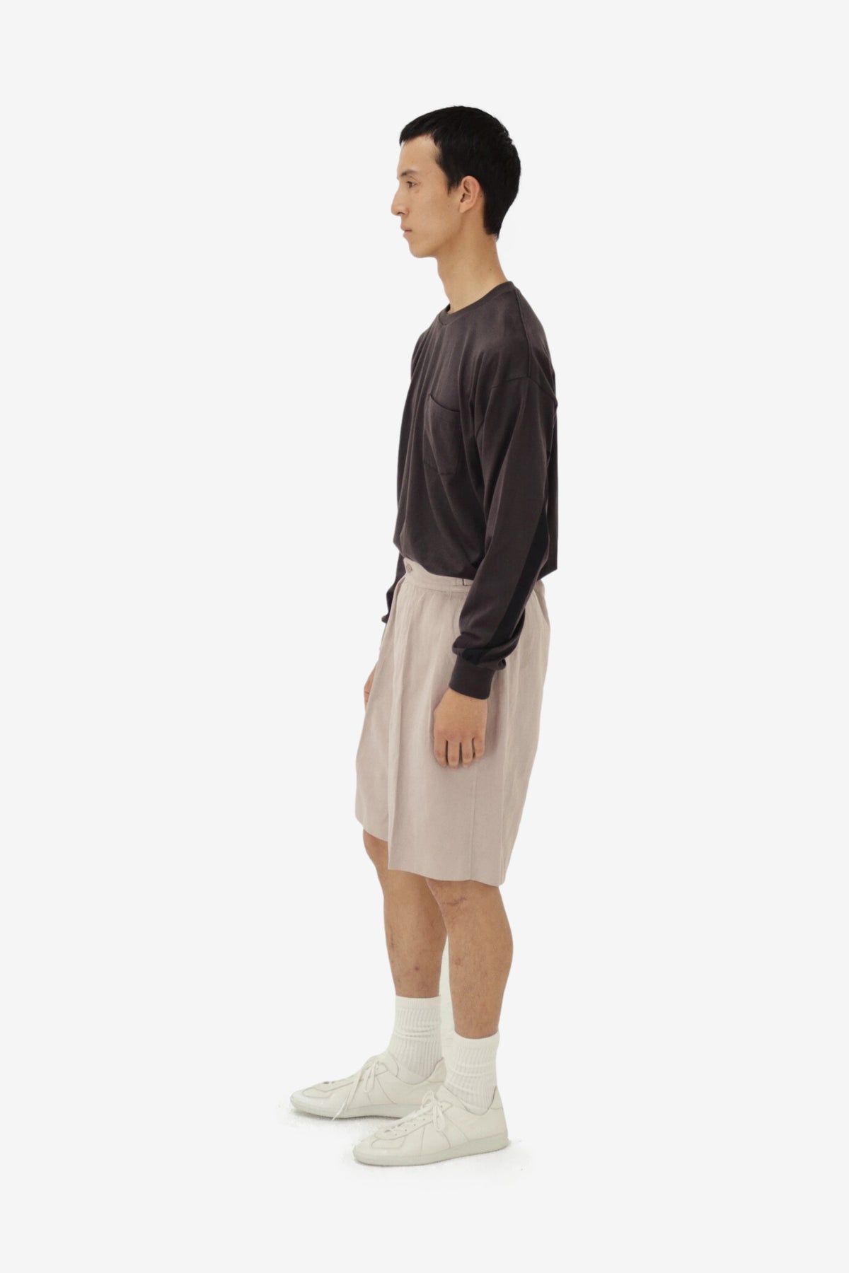 LW - Co x Cotton Linen Short in Taupe - Kaptain Sunshine | Afura Store