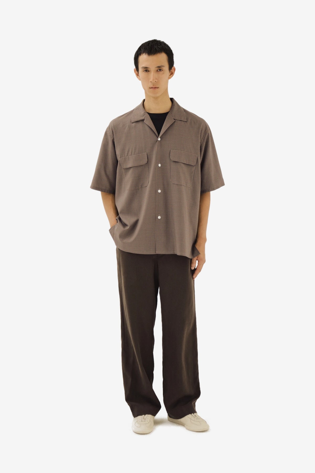 Silk Walk Easy Pants in Espresso - Kaptain Sunshine | Afura Store