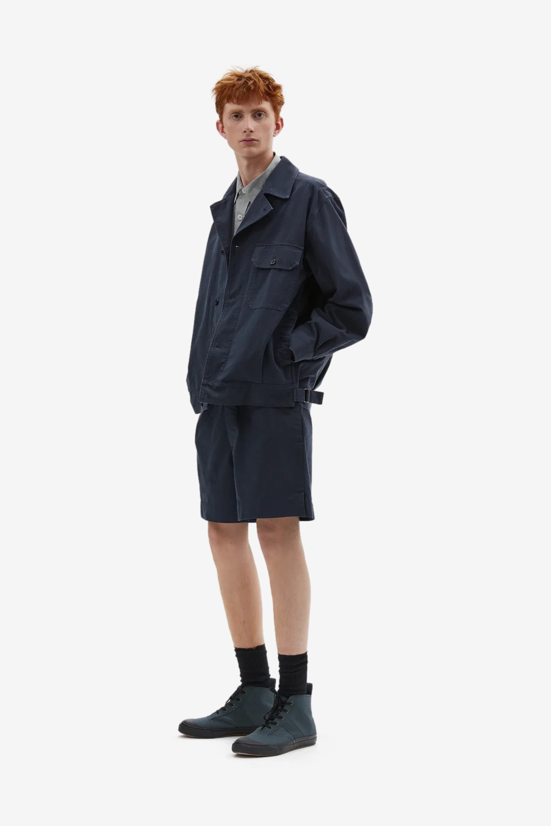 MHL. MARGARET HOWELL ブルゾン MHL Utility Jacket in Ink - Margaret Howell | Afura Store
