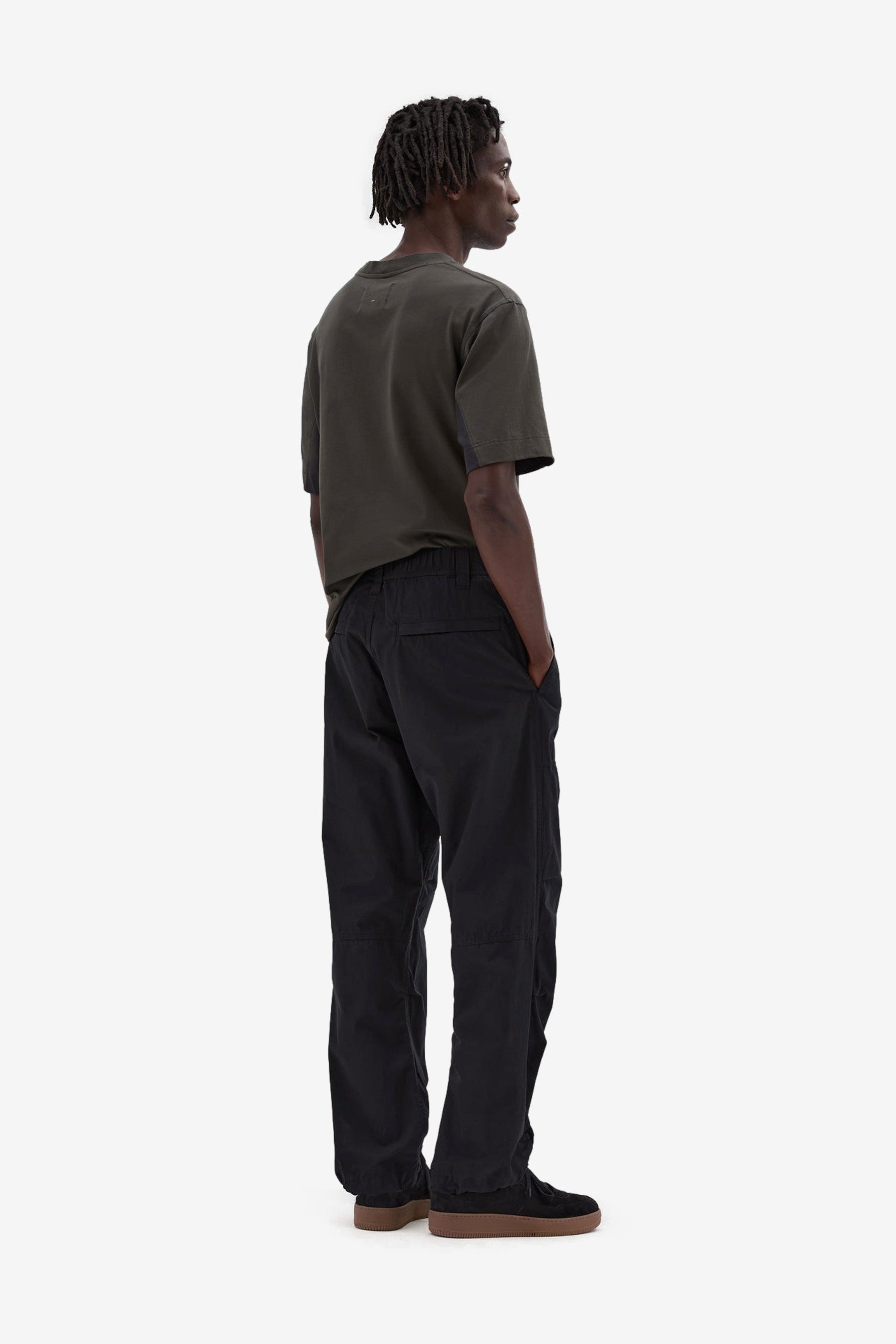 【限定値下げ】Margaret Howell 黒 スラックス FLUID WOOL TROUSERS | MARGARET HOWELL（マーガレット