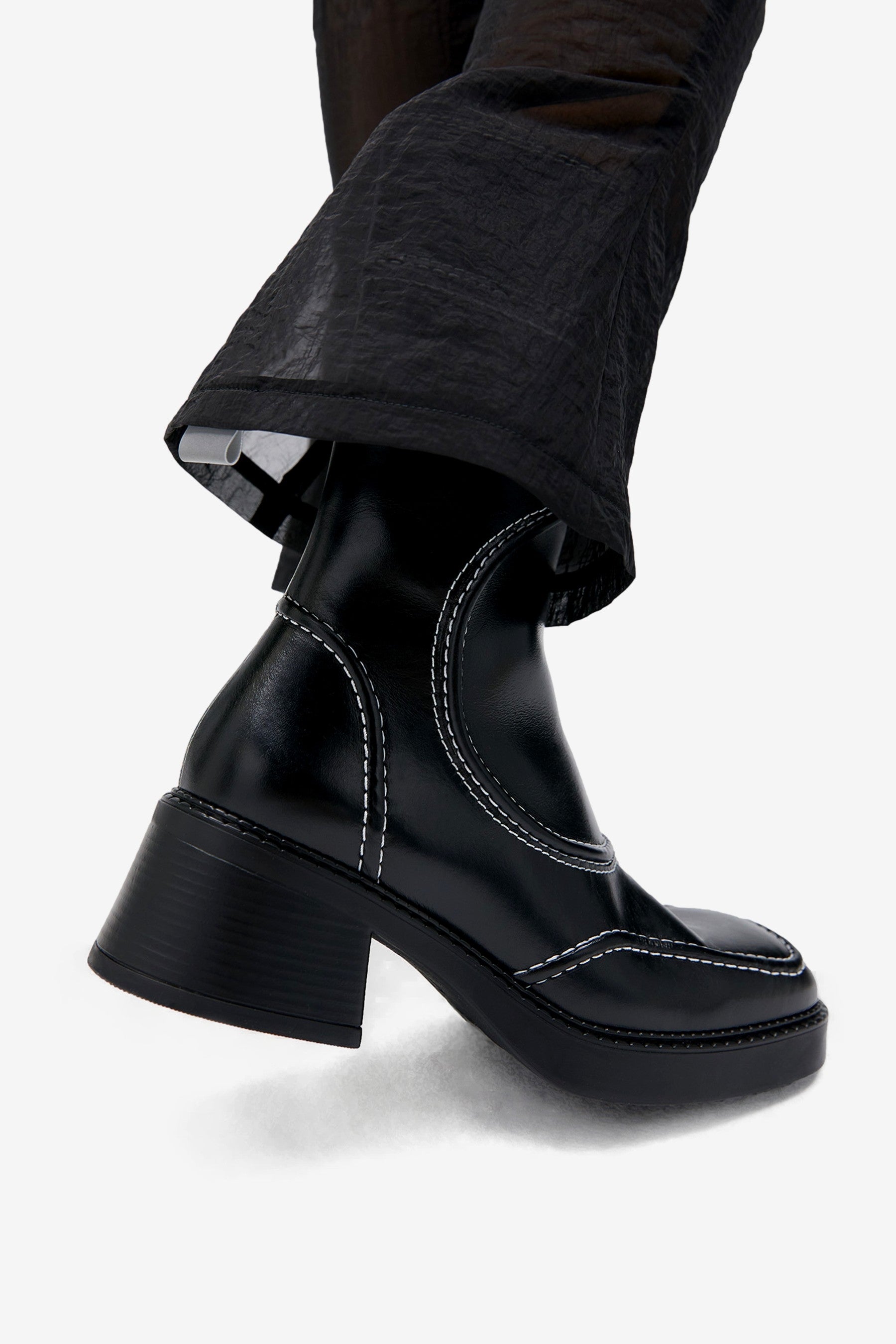 Malene Ankle Boots in Black - Miista | Afura Store