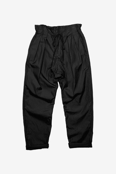 Drop Crotch Pants in Vancloth Oxford Black - Monitaly | Afura Store