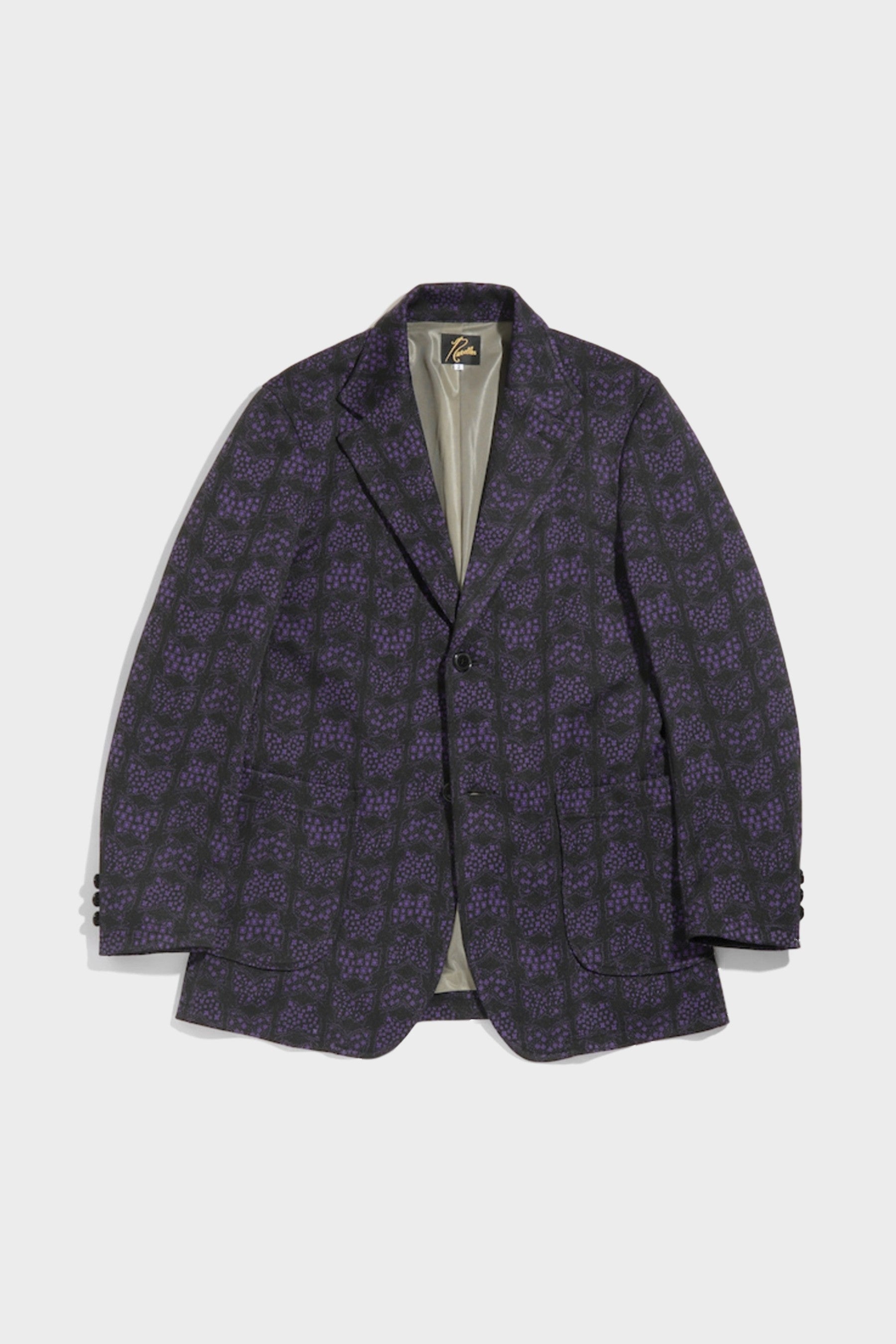 【新品未使用】Needles 2b Jacket XS 2B Jacket Poly Jacquard in Papillon - Needles | Afura Store