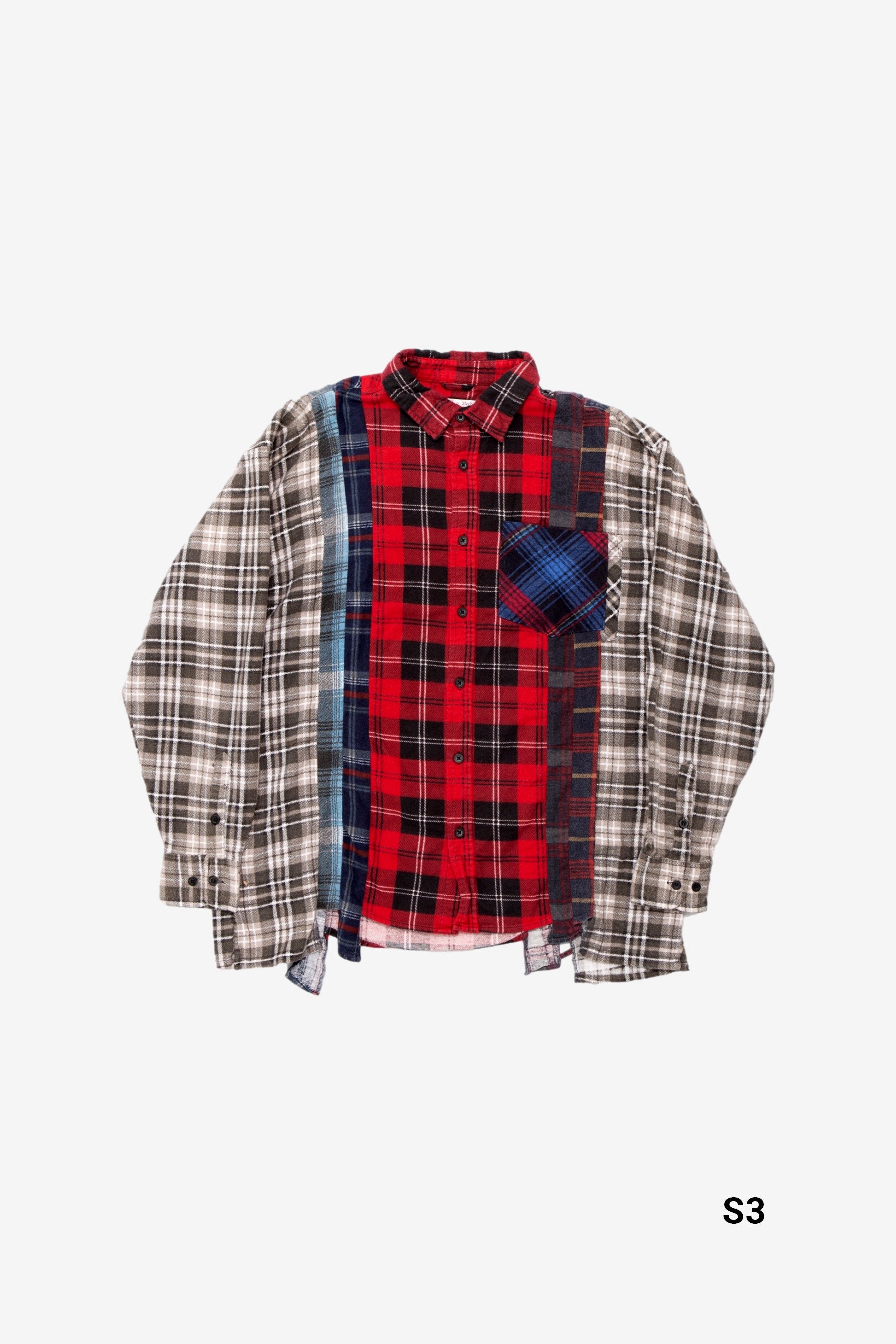 Rebuild By Needles 7 Cuts Flannel Shirt - Needles | Afura Store