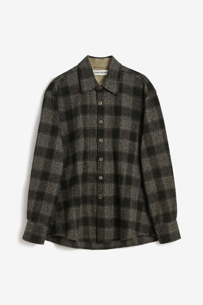 Above Shirt in Oakland Low Twist Check - Our Legacy | Afura Store