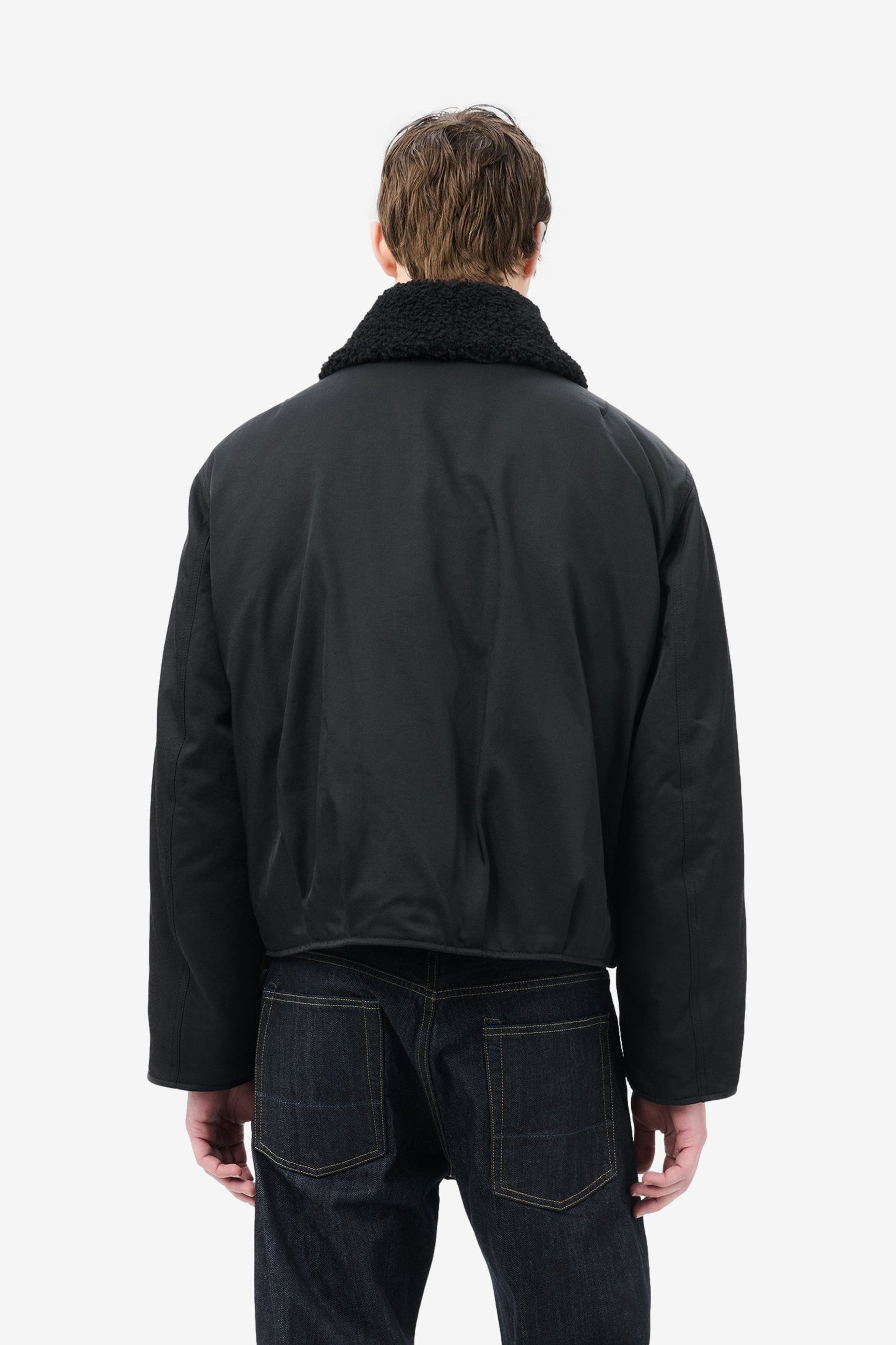 Ace Jacket in Black Aero Nylon - Our Legacy | Afura Store