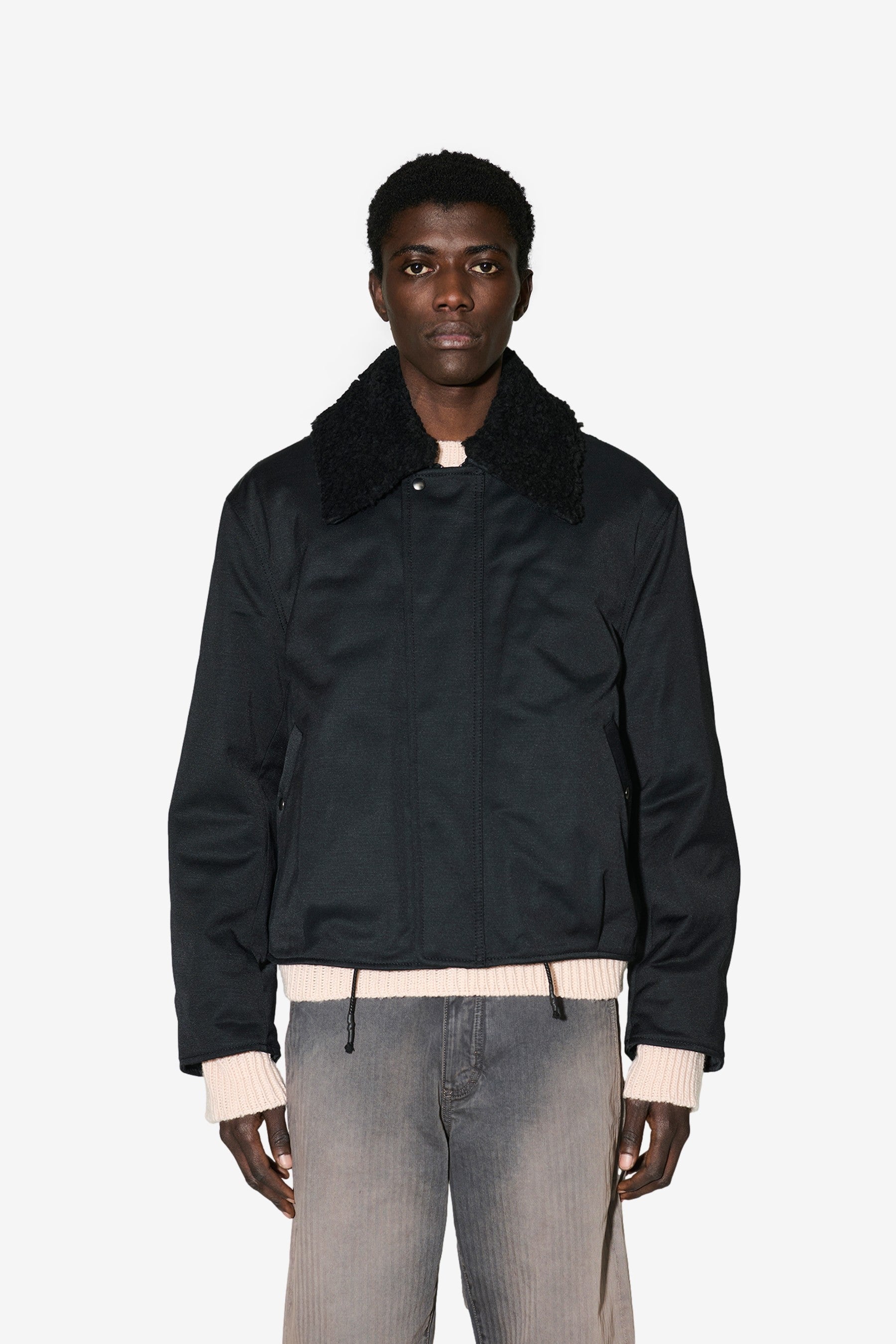 Ace Jacket in Black Aero Nylon - Our Legacy | Afura Store